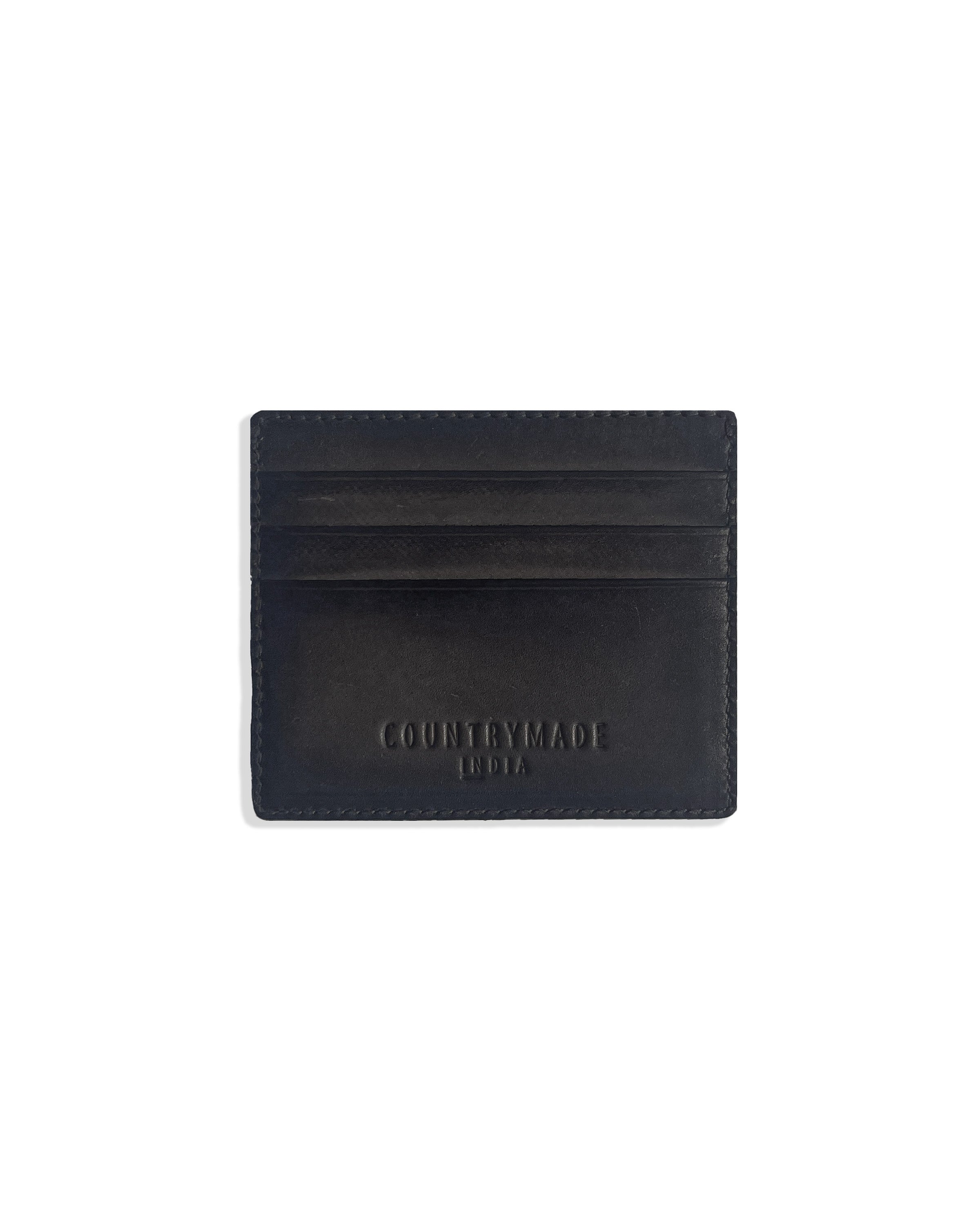 COUNTRYMADE Countrymade Leather Goods Jerrycan Cardholder porte-cartes en cuir patiné
