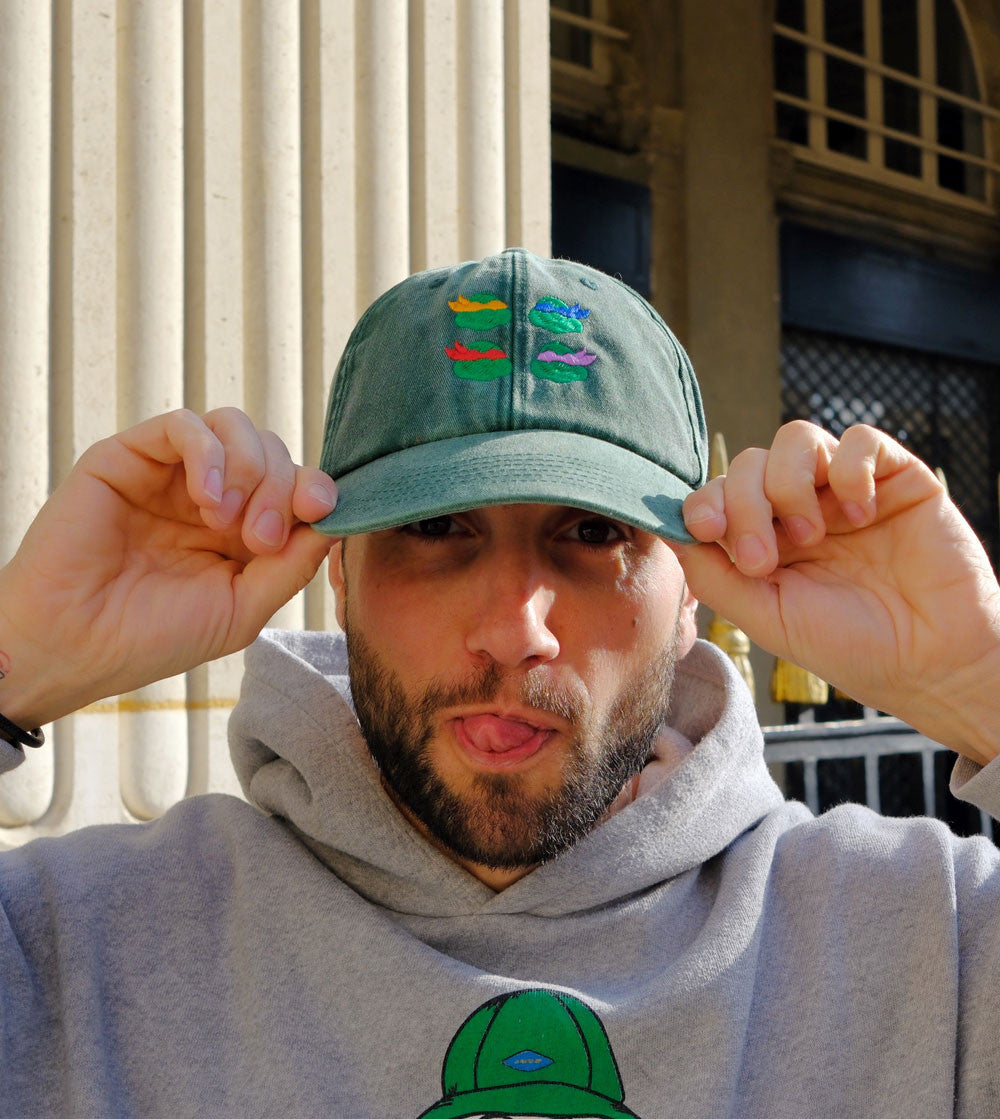 Juste Un T-shirt Casquettes Cowabunga casquette brodée vintage