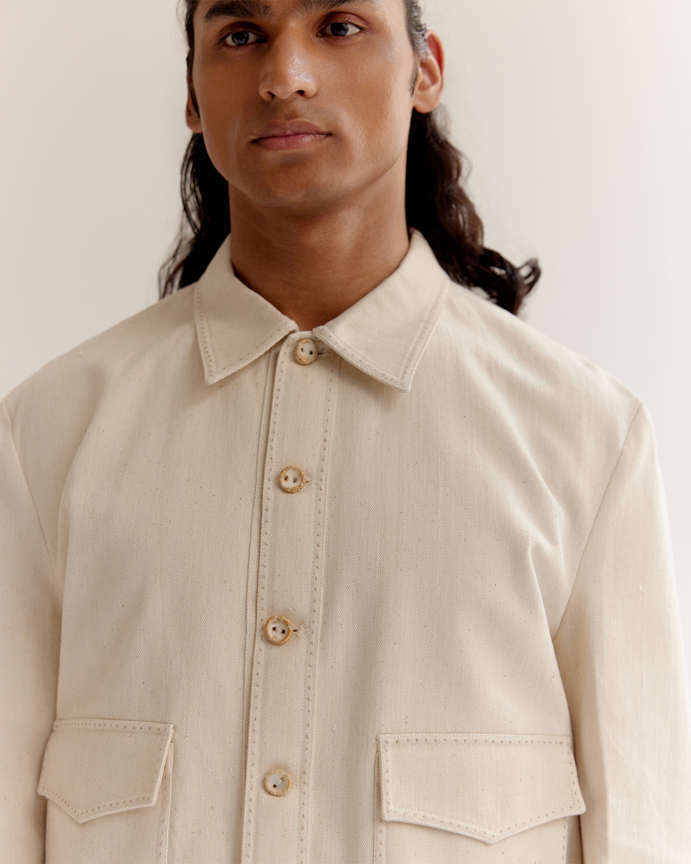 COUNTRYMADE Jackets Artisan Denim Ribbed Bomber blouson denim côtelé