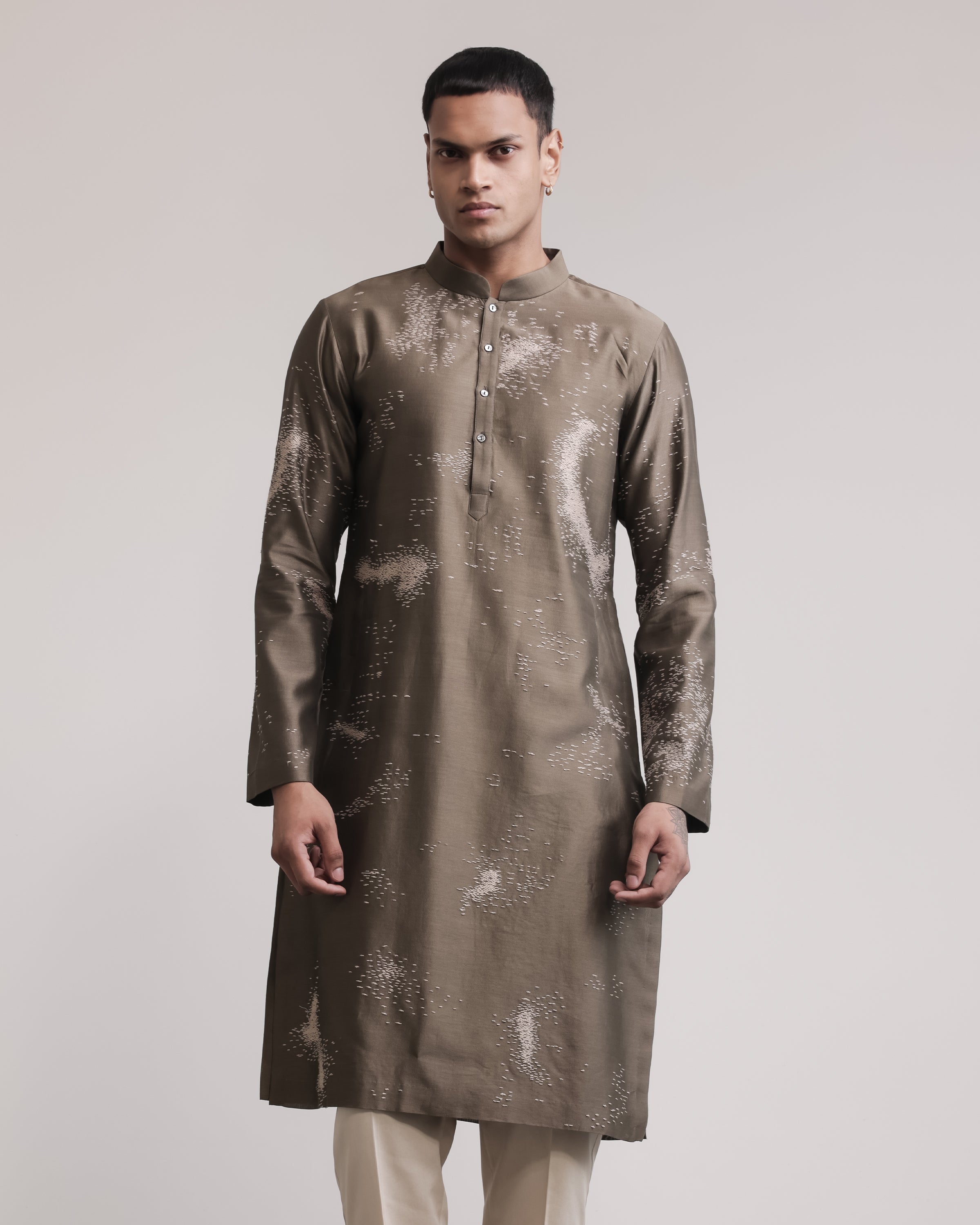 COUNTRYMADE Kurtas Trail Drift Kurta Set ensemble kurta en soie Chanderi