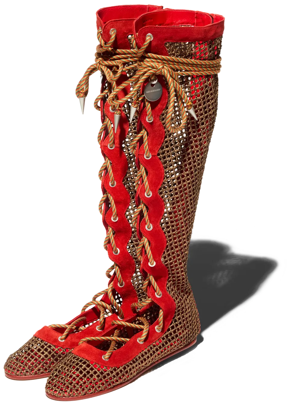 Kiko Kostadinov Shoes RETICELLA Knee High Boot bottes hautes rouges