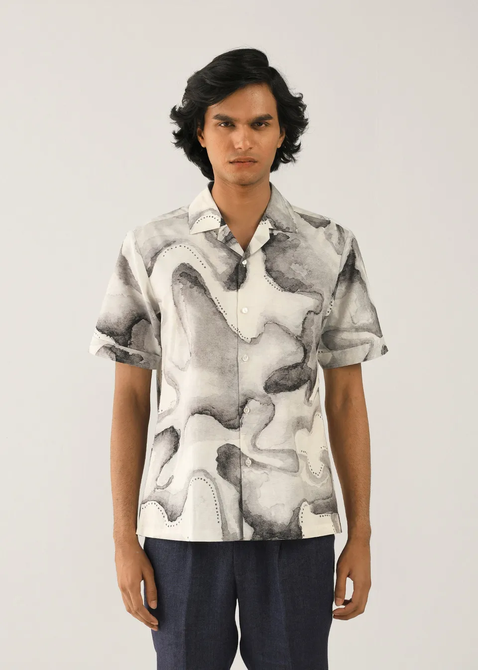 COUNTRYMADE Shirts Smoke Screen Shirt chemise taille sur commande lin-coton