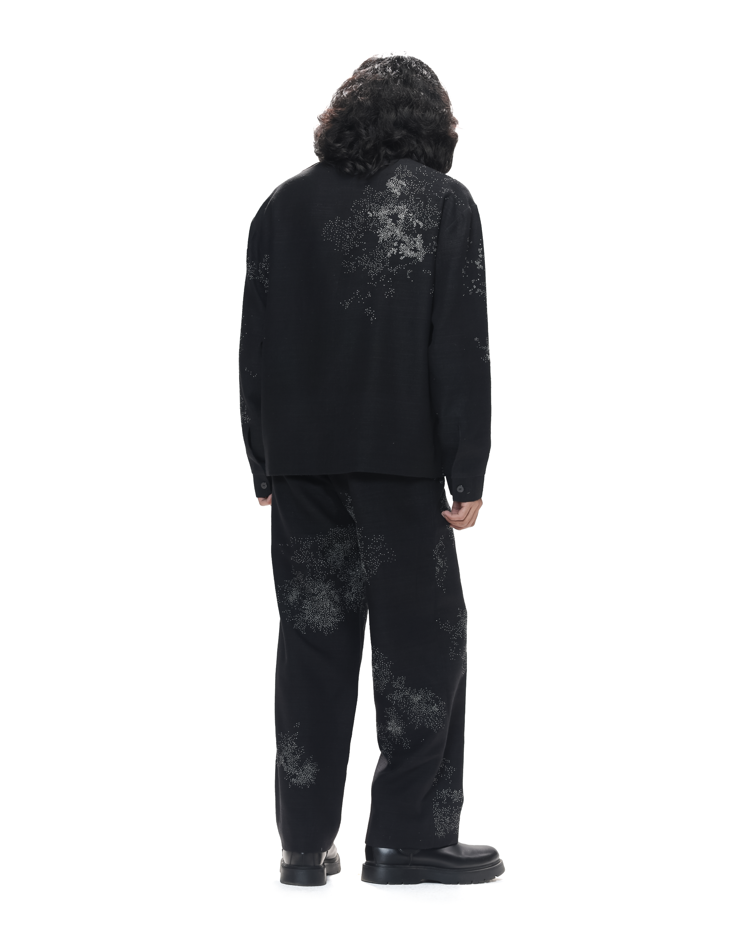 COUNTRYMADE Jackets Scattered Stitches Jacket veste en soie matka brodée