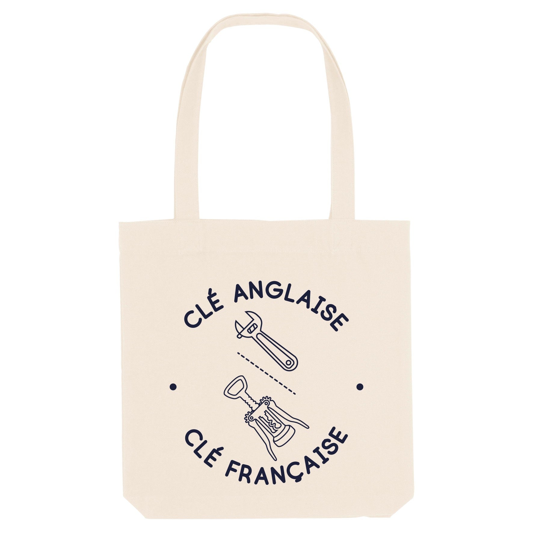 Juste Un T-shirt Tote Bags Clé Anglaise Clé Française tote bag naturel