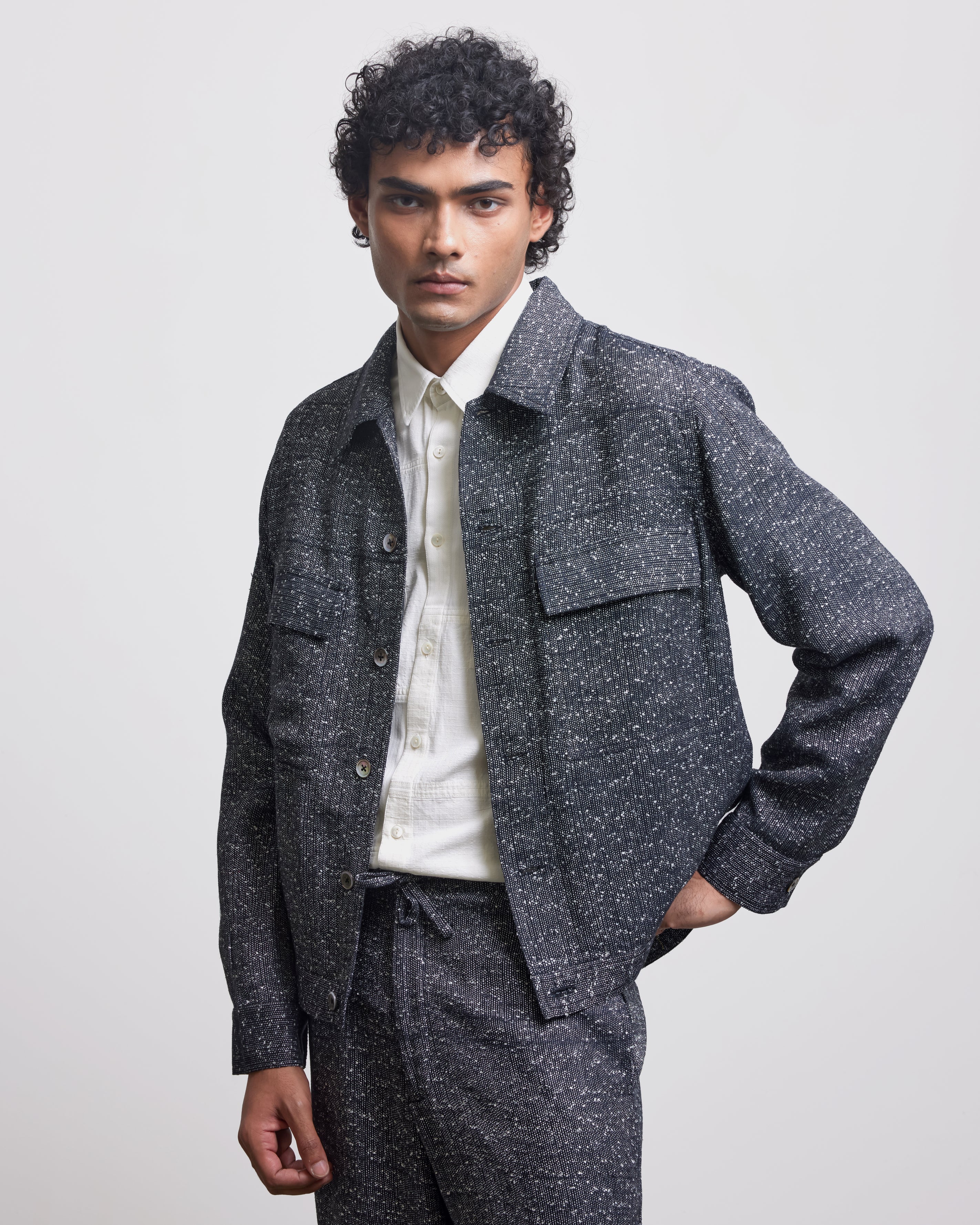 COUNTRYMADE Jackets PRESENCE ABSENCE HANDLOOM JACKET veste en soie