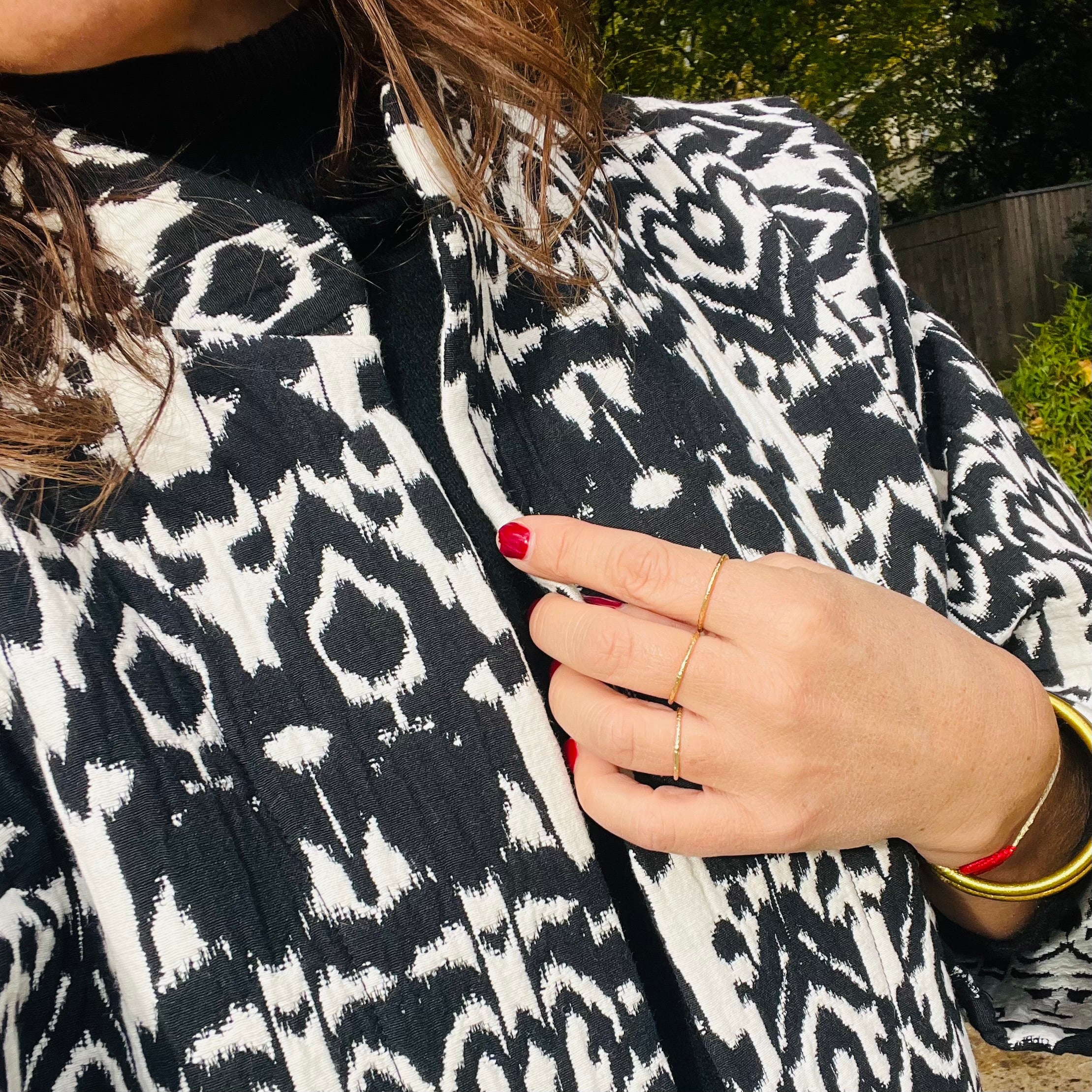PANTRUCHE Vestes Veste IZÏA jacquard ethnique coton