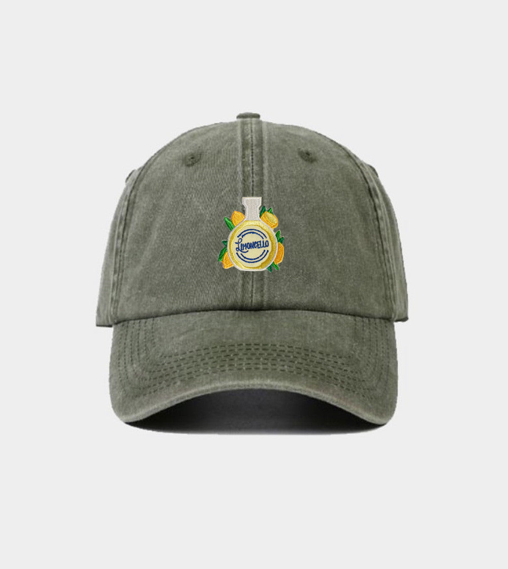 Juste Un T-shirt Casquettes Limoncello casquette Rouge Vintage brodée