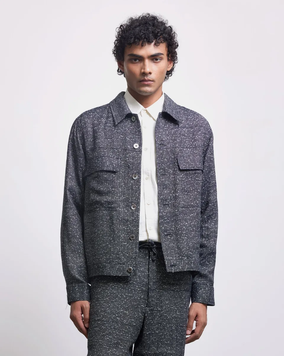 COUNTRYMADE Jackets PRESENCE ABSENCE HANDLOOM JACKET veste en soie