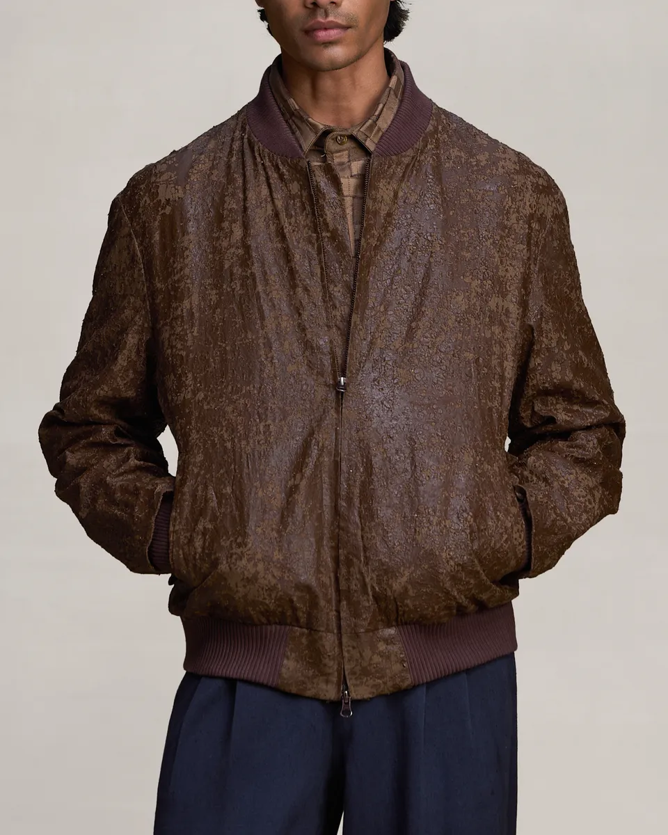 COUNTRYMADE Jackets ERODE BRONZE BOMBER blouson bomber en coton sergé
