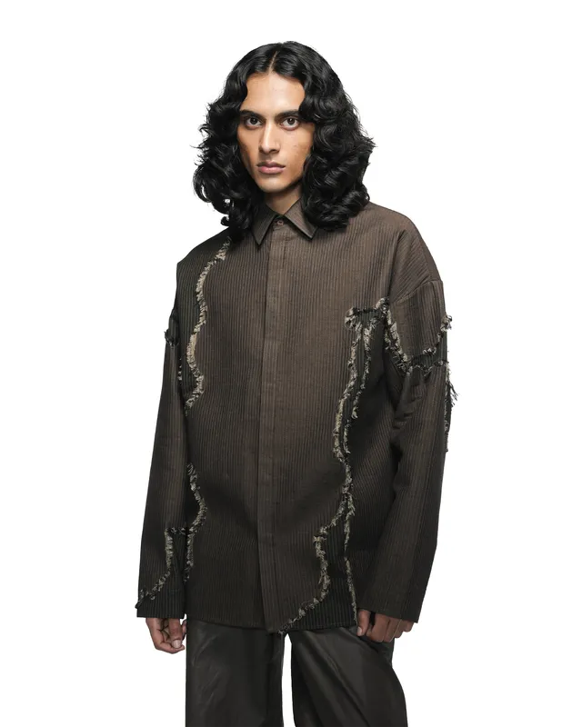 COUNTRYMADE Shirts Frayed Canvas Shirt surchemise denim coton
