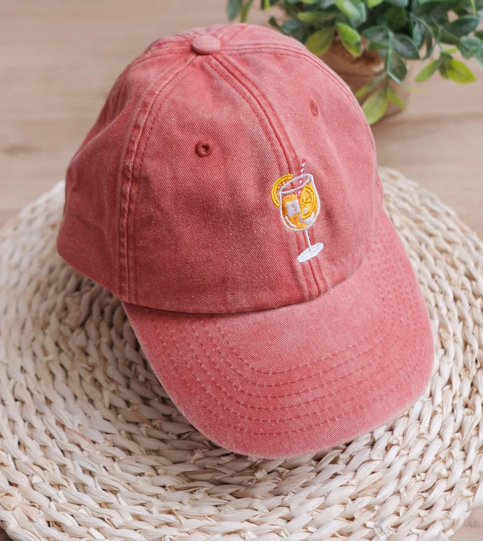 Juste Un T-shirt Casquettes Casquette Brodée Spritz pour l’apéro