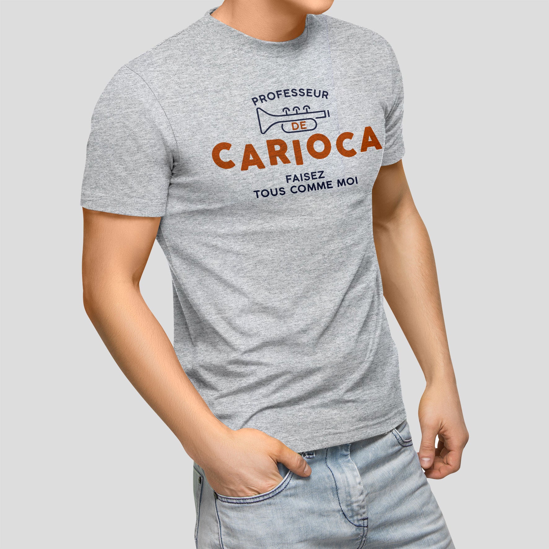 Juste Un T-shirt T-shirts Imprimés Professeur de Carioca t-shirt