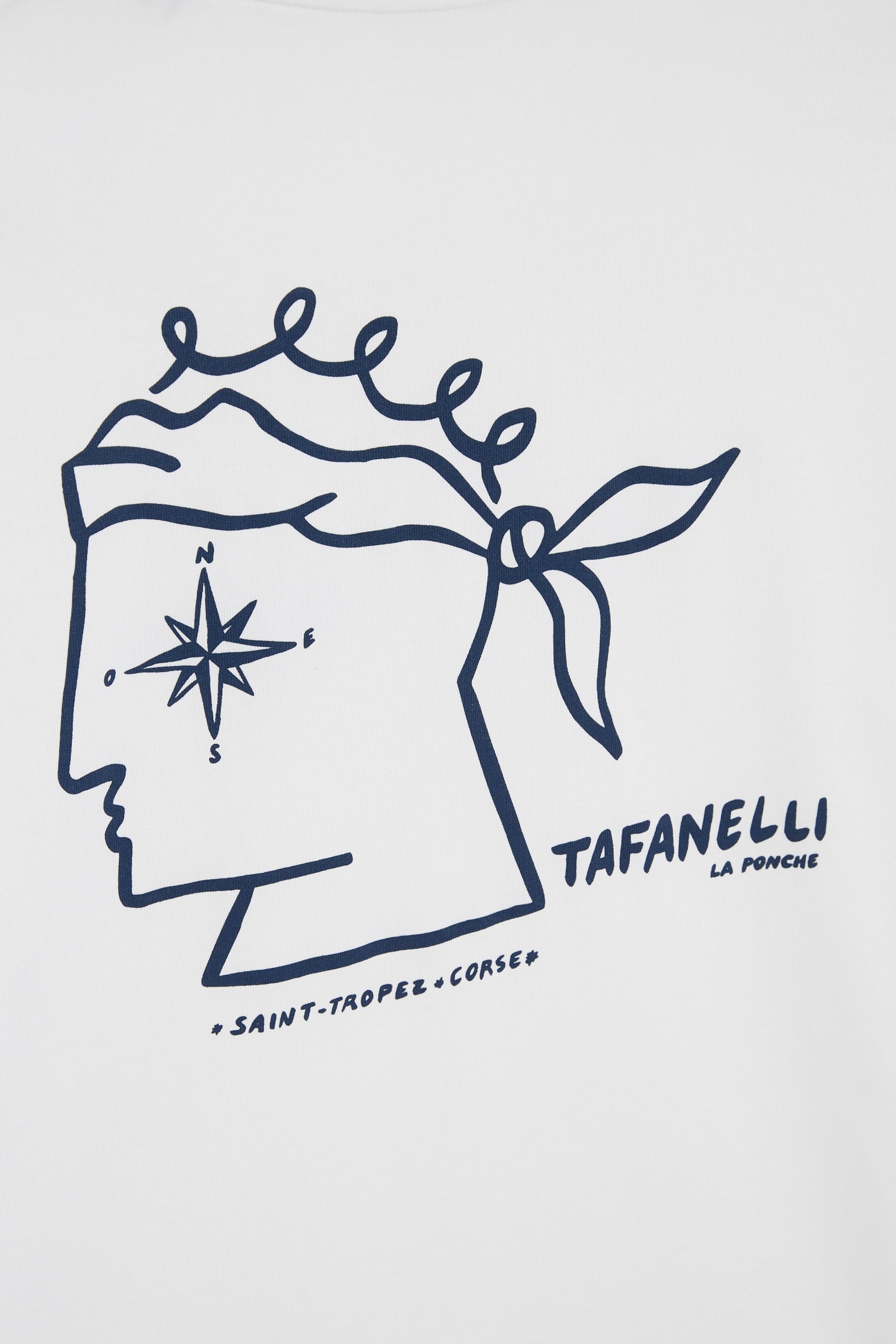 TAFANELLI T-Shirts Le Ponche t-shirt Saint-Tropez