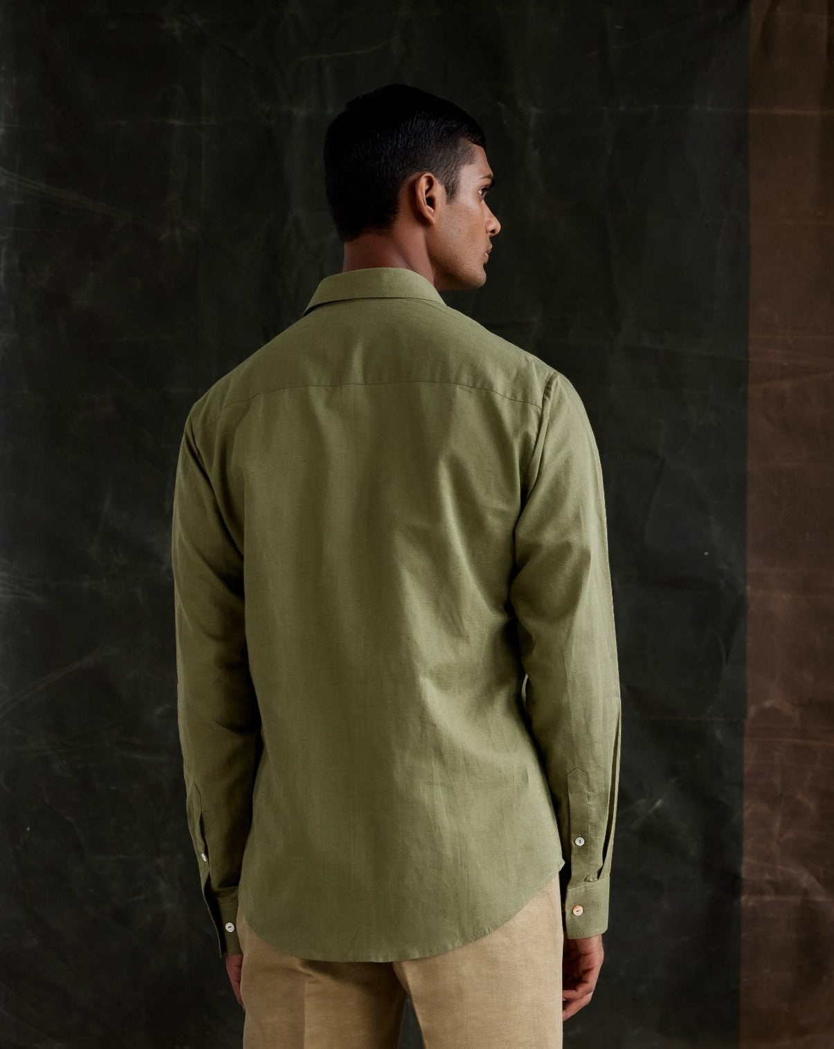 COUNTRYMADE Shirts Hand Knit Pocket Shirt chemise coton lin tricotée