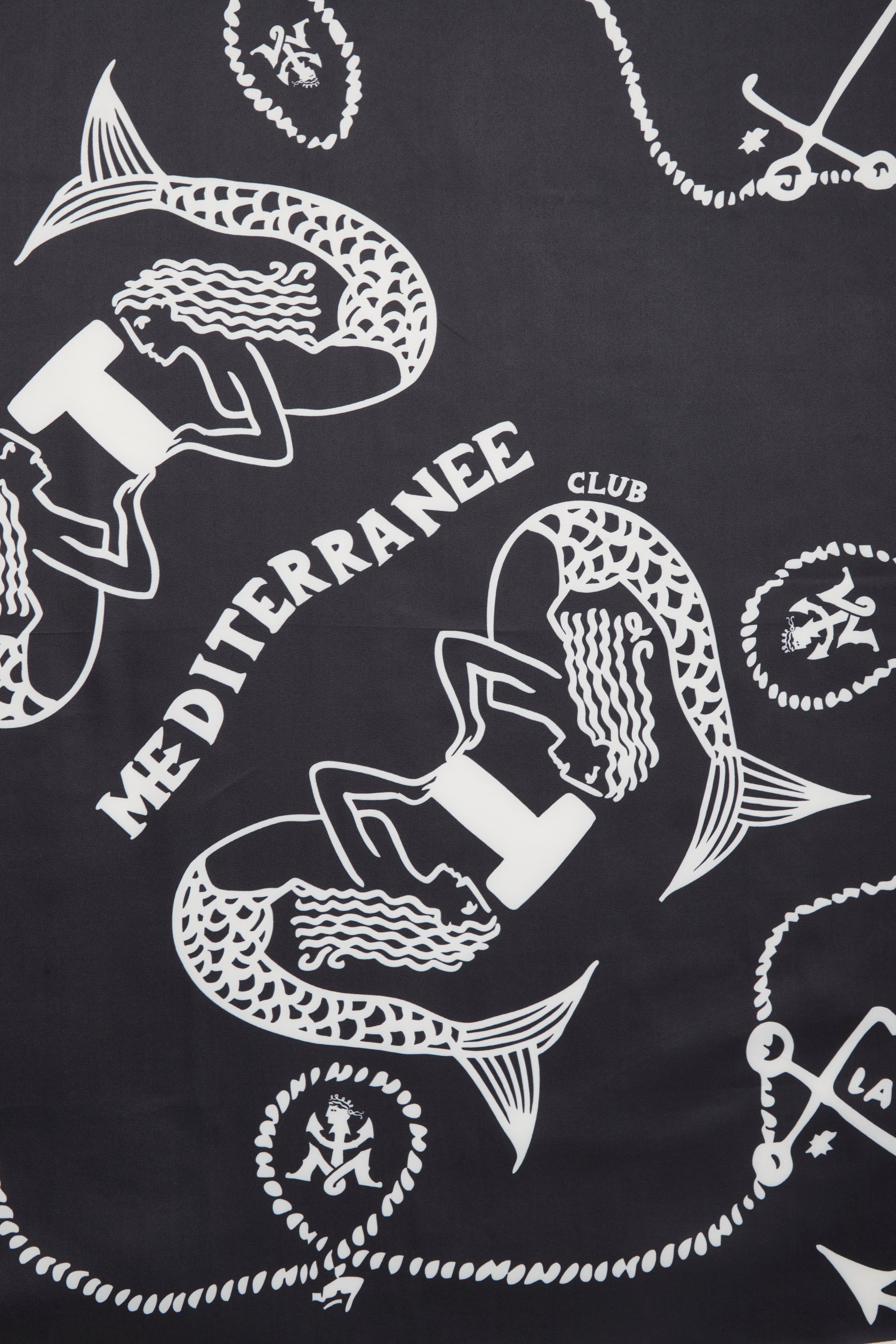 TAFANELLI Accessoires LE FOULARD CLUB SIRÈNE foulard motif sirènes