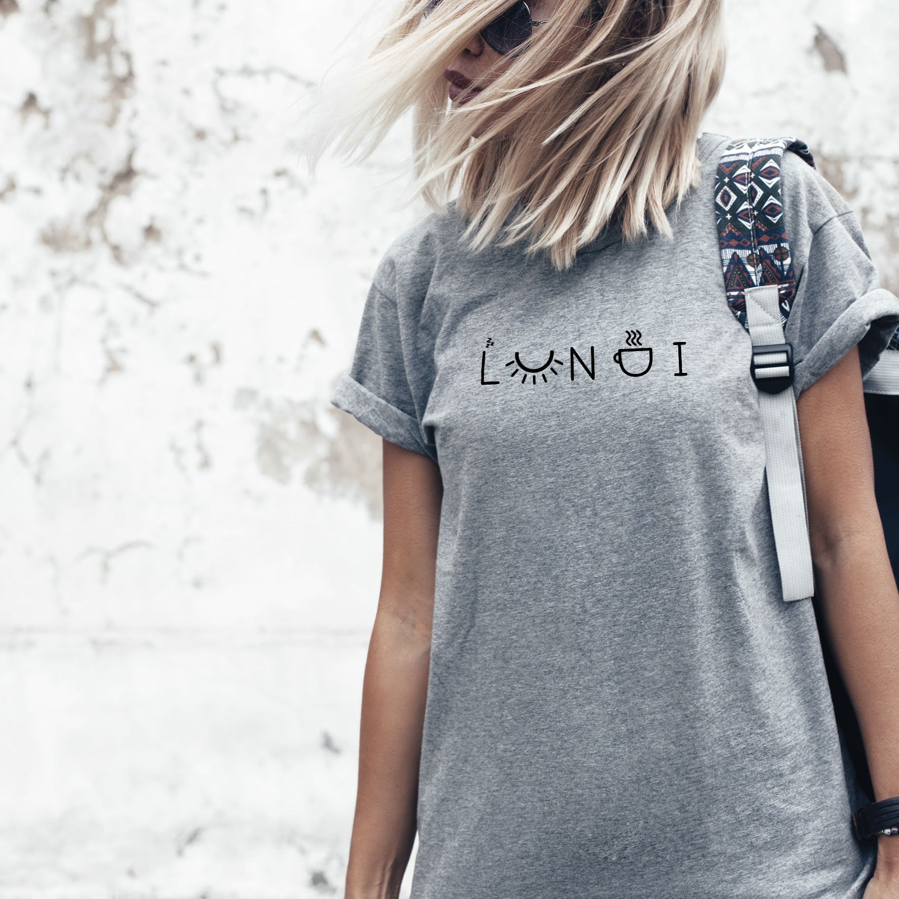 Juste Un T-shirt T-shirts Imprimés Lundi t-shirt femme imprimé