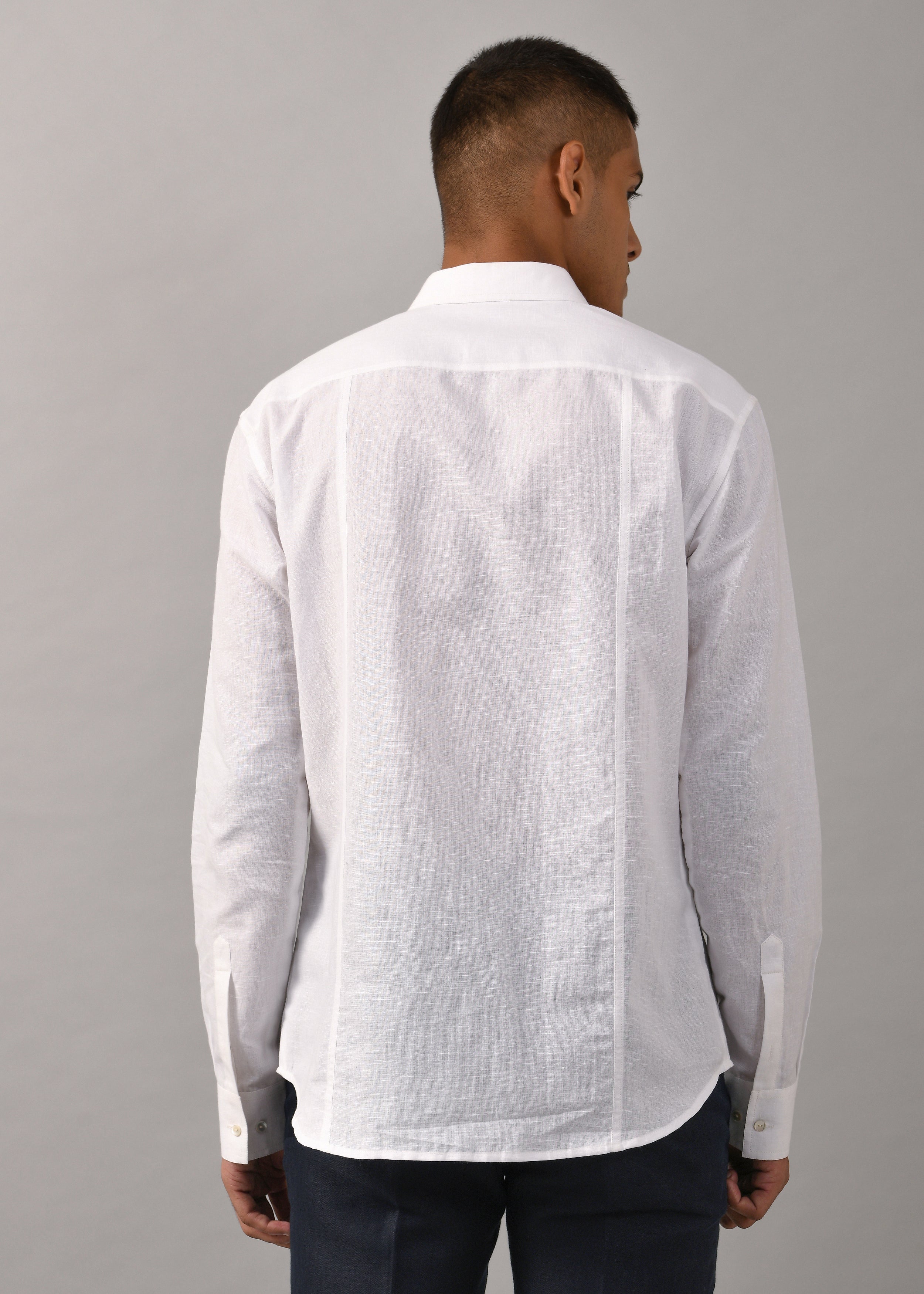 COUNTRYMADE Shirts Classic 3 pocket Shirt chemise blanche S coton lin