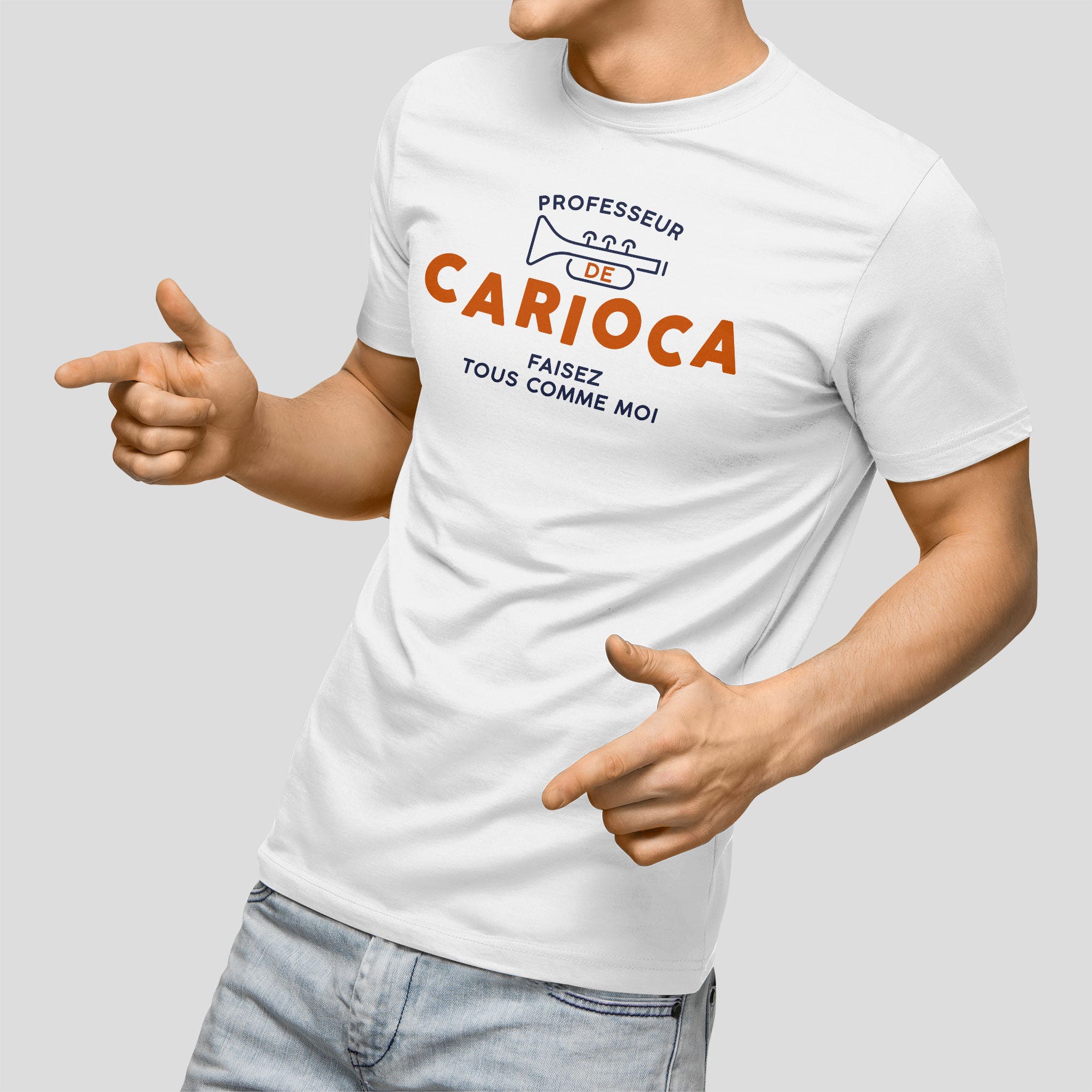 Juste Un T-shirt T-shirts Imprimés Professeur de Carioca t-shirt