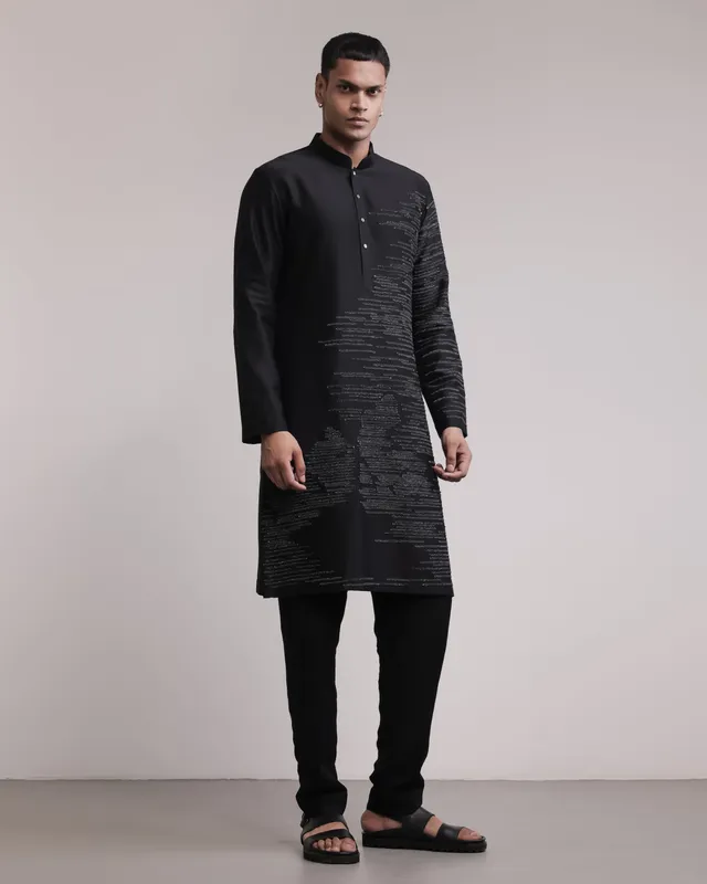 COUNTRYMADE Kurtas Frayed Memories Kurta Set ensemble kurta chanderi soie denim