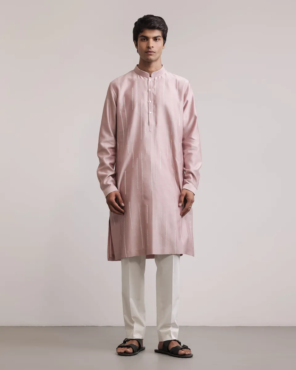 COUNTRYMADE Kurtas Residual Stitches Linear Kurta Set ensemble kurta pantalon brodé