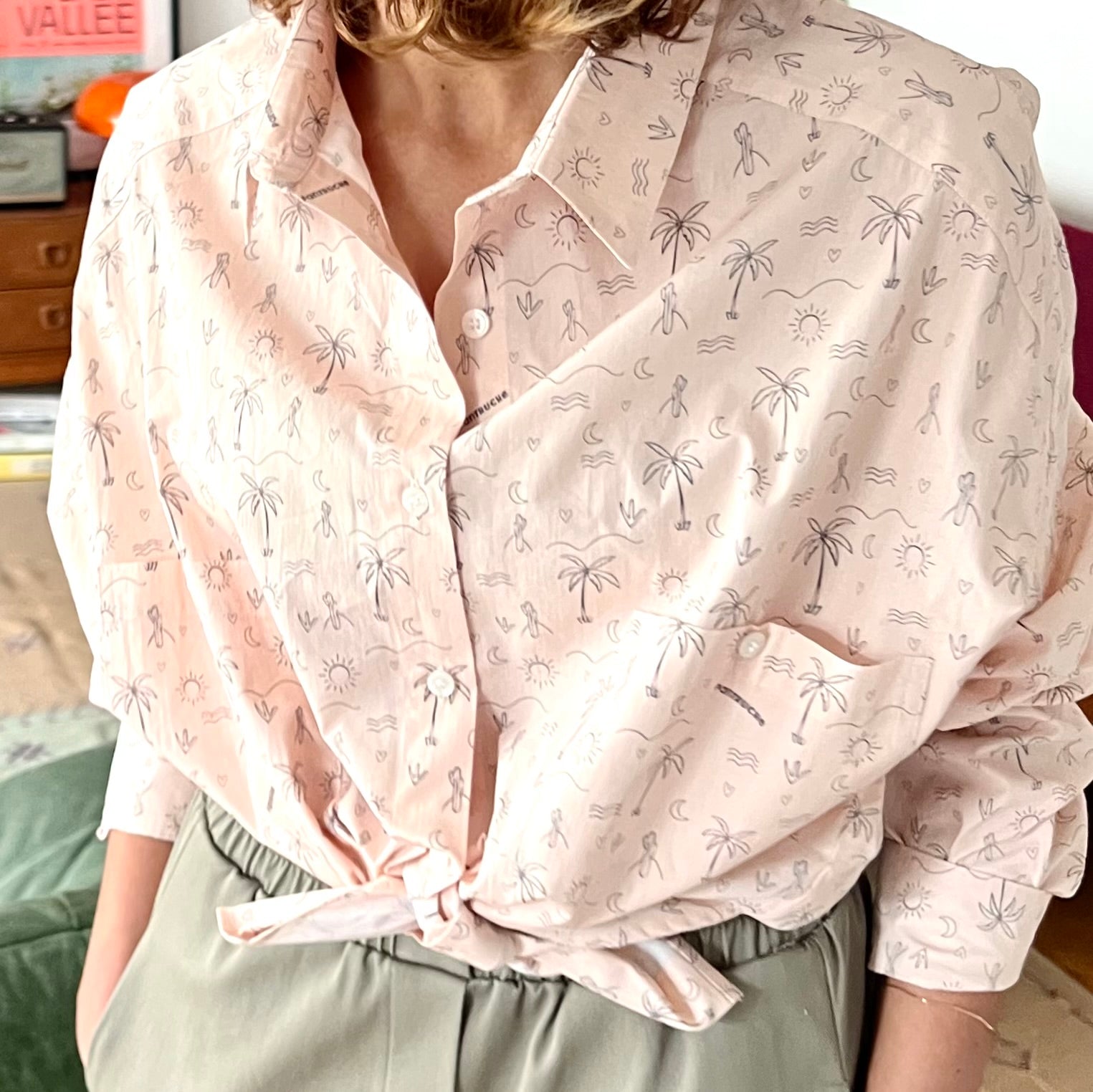 PANTRUCHE Chemises Chemise HOLIDAY coconut taille XS coton oversize