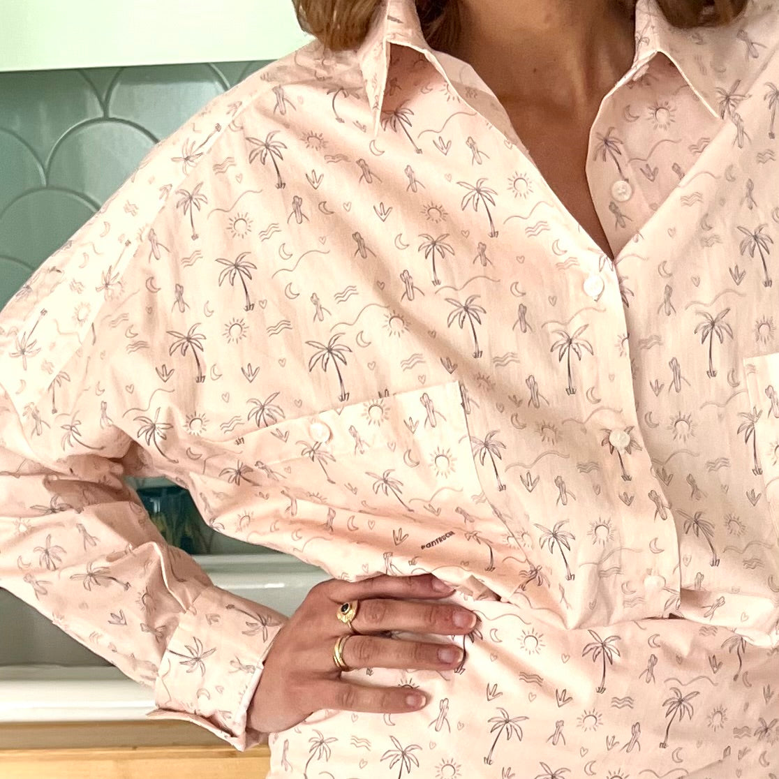 PANTRUCHE Chemises Chemise HOLIDAY coconut taille XS coton oversize