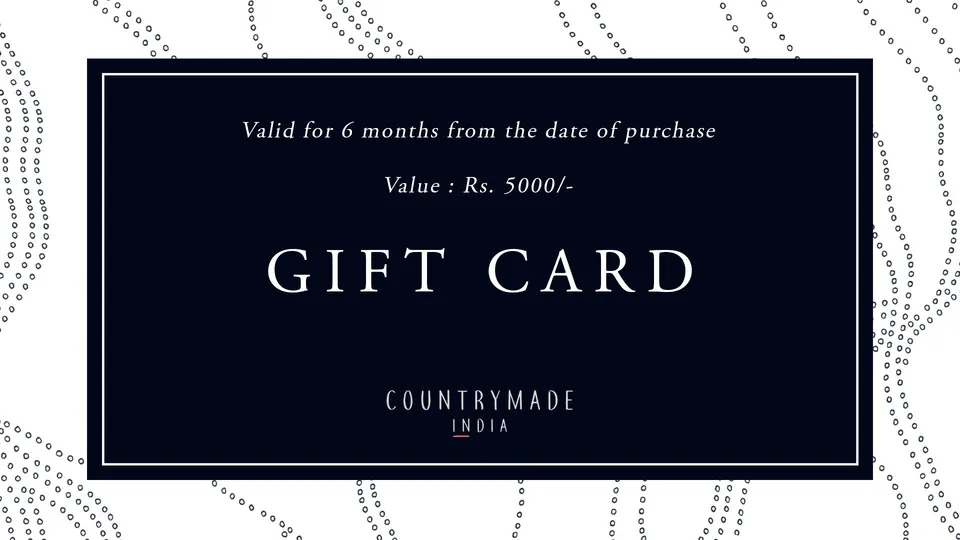 COUNTRYMADE Accessories Countrymade Gift Card carte cadeau 5 000 ₹