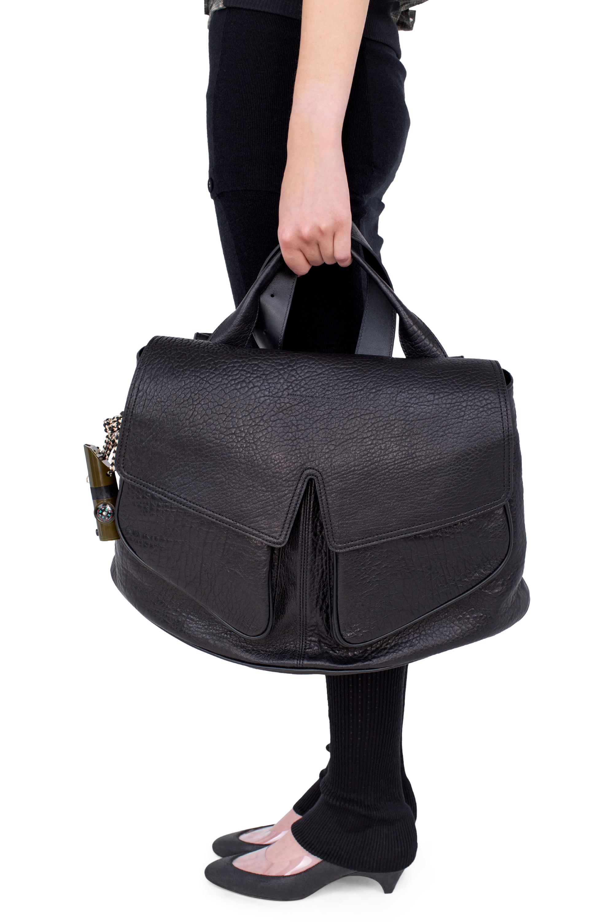 Kiko Kostadinov Bags MEZULARI Bag sac besace noir cuir