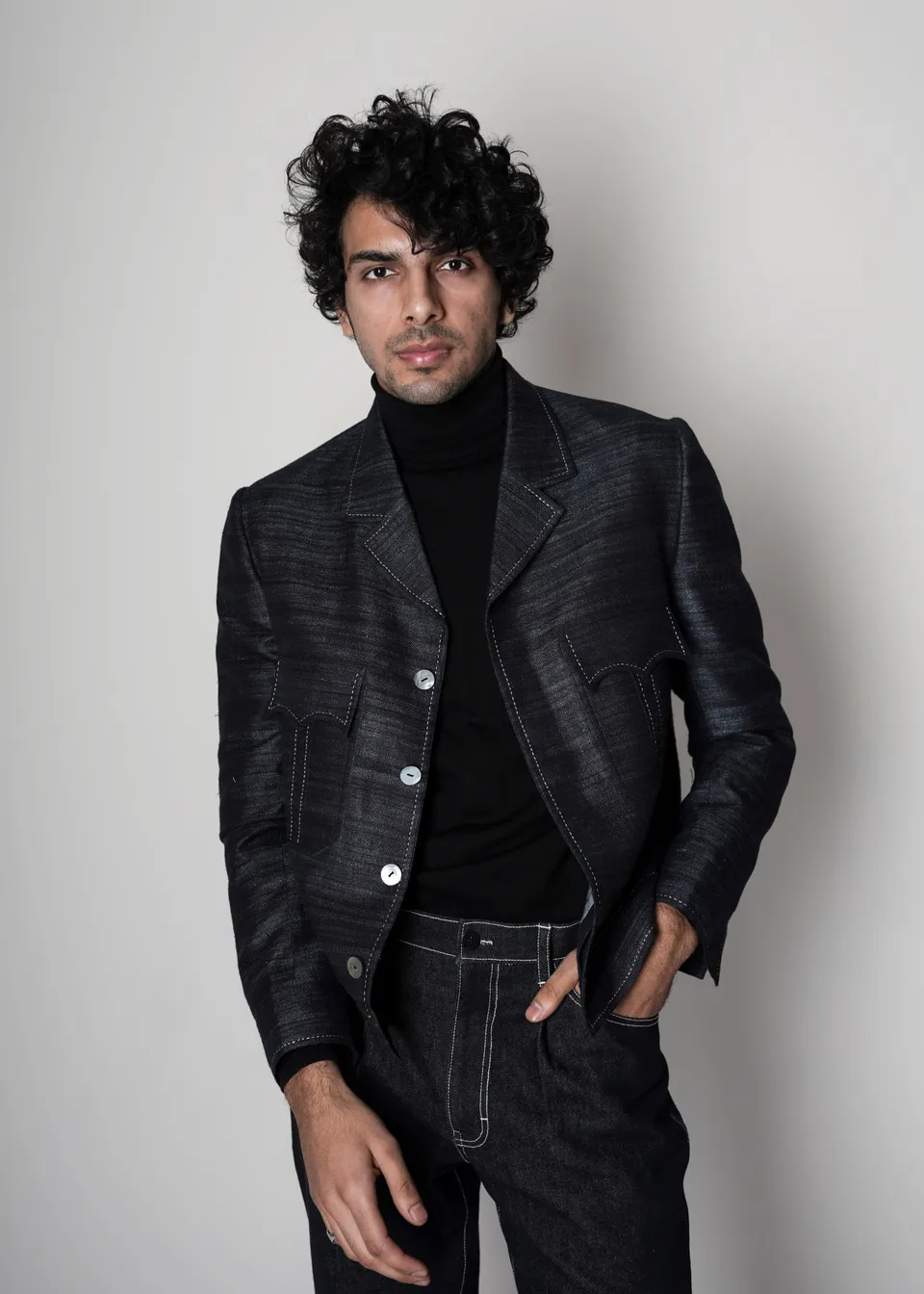 COUNTRYMADE Jackets Handloom Short Jacket veste courte coton-soie