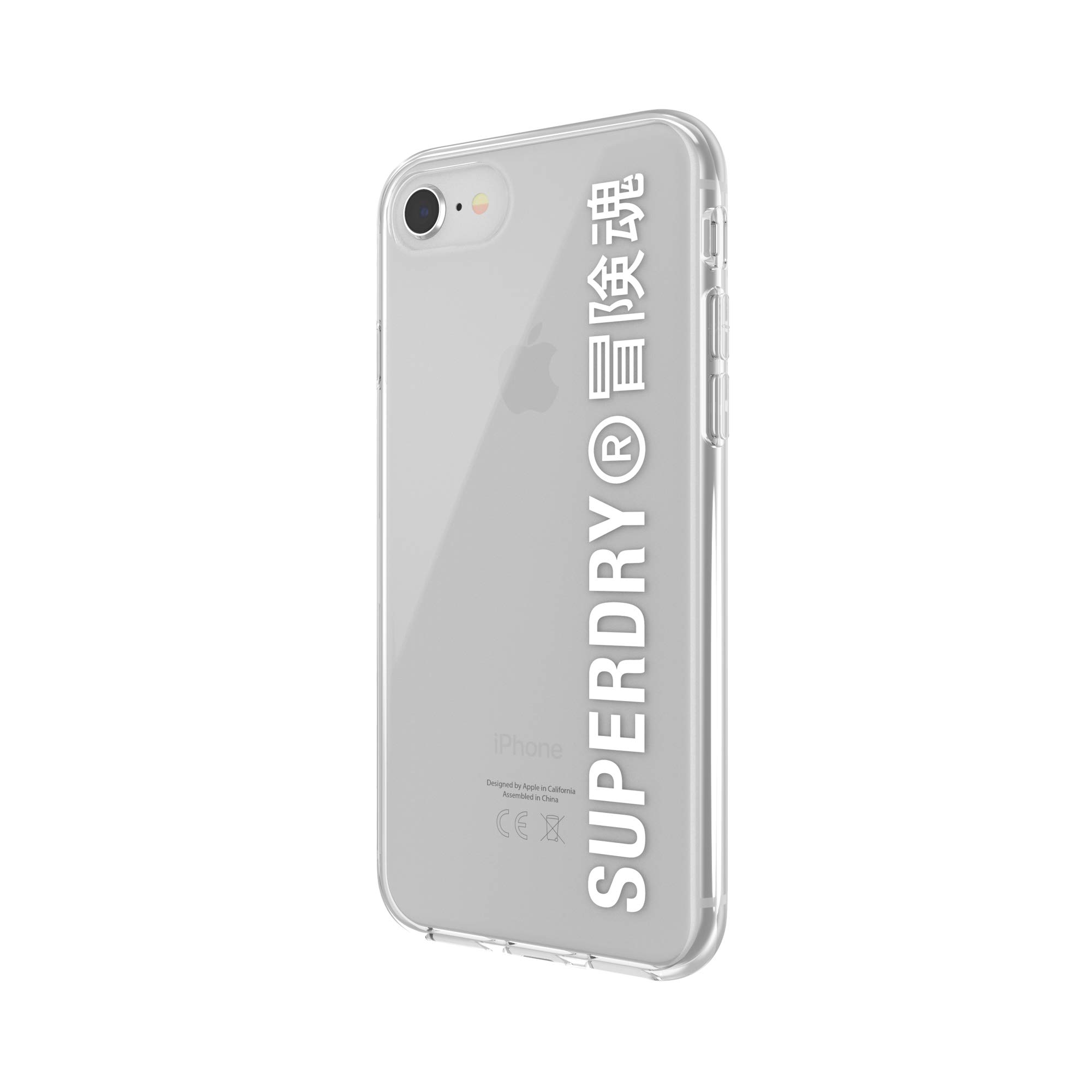 Superdry Coques de Protection coque iPhone 6/6S/7/8/SE transparente antichute