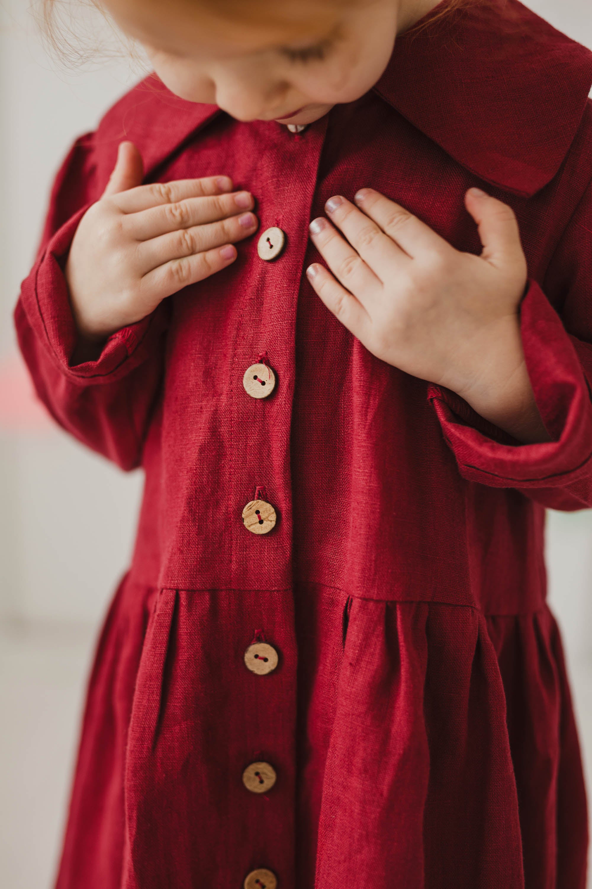Laumė linen Kids Clothing Gužė robe fille en lin