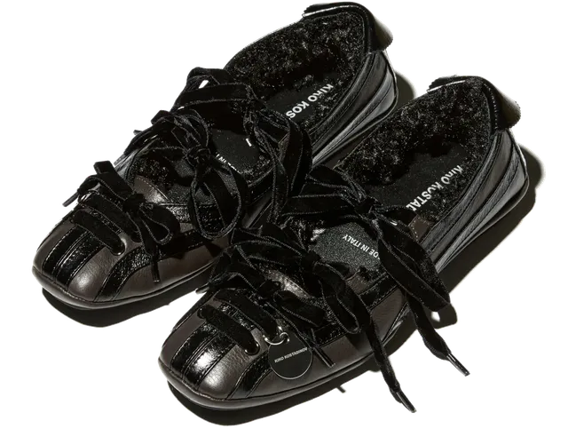 Kiko Kostadinov Shoes LELLA Hybrid Ballerina ballerines Umber / Black