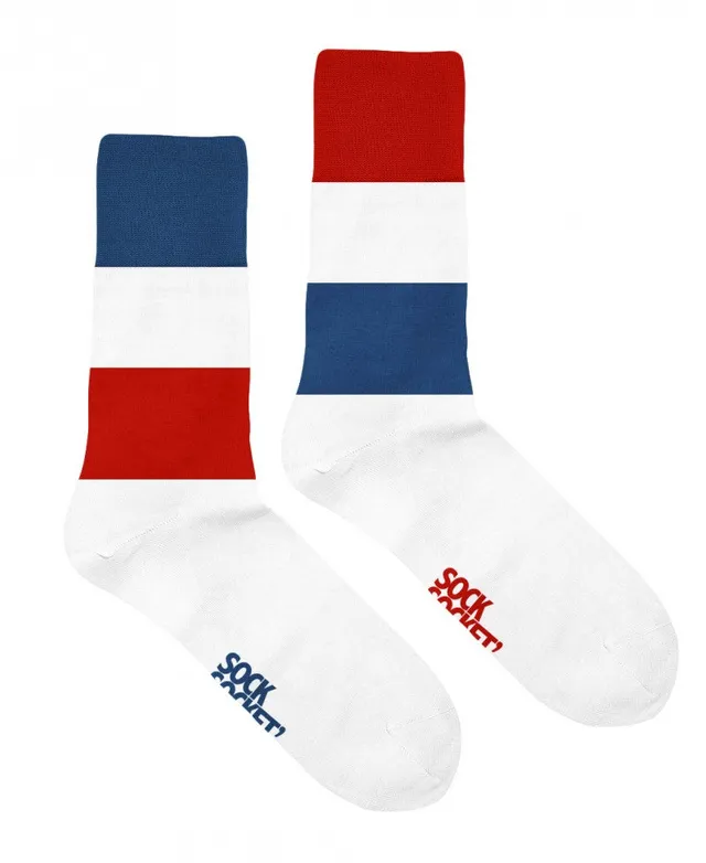 Juste Un T-shirt Chaussettes x Socksocket Francis chaussettes tricolores