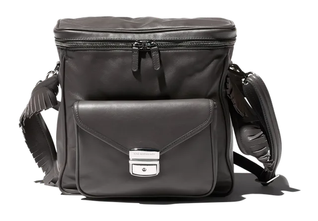 Kiko Kostadinov Bags PRION Camera Bag sac London Fog cuir nappa