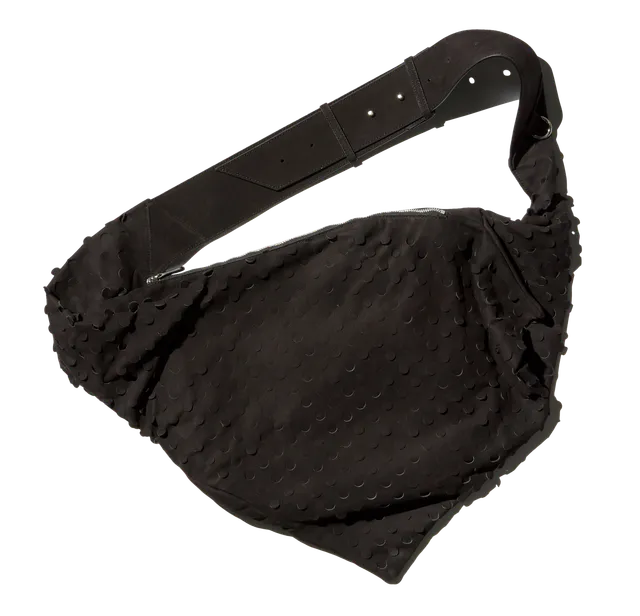 Kiko Kostadinov Bags FIORE Twisted sac Raven Black OS nubuck
