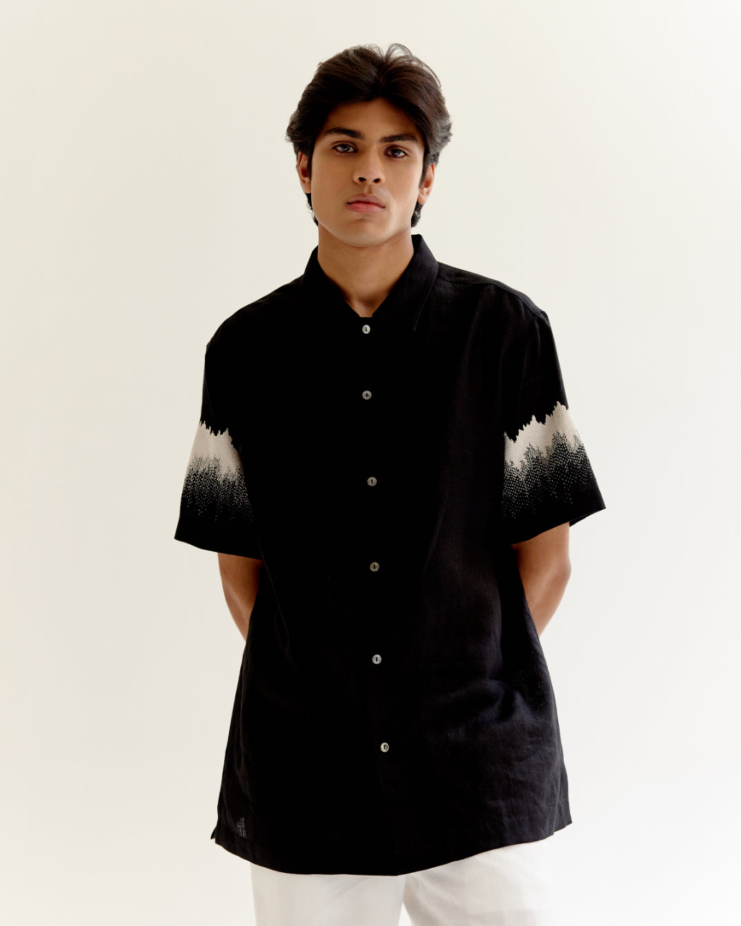 COUNTRYMADE Shirts Dust Trail Shirt chemise noire en lin
