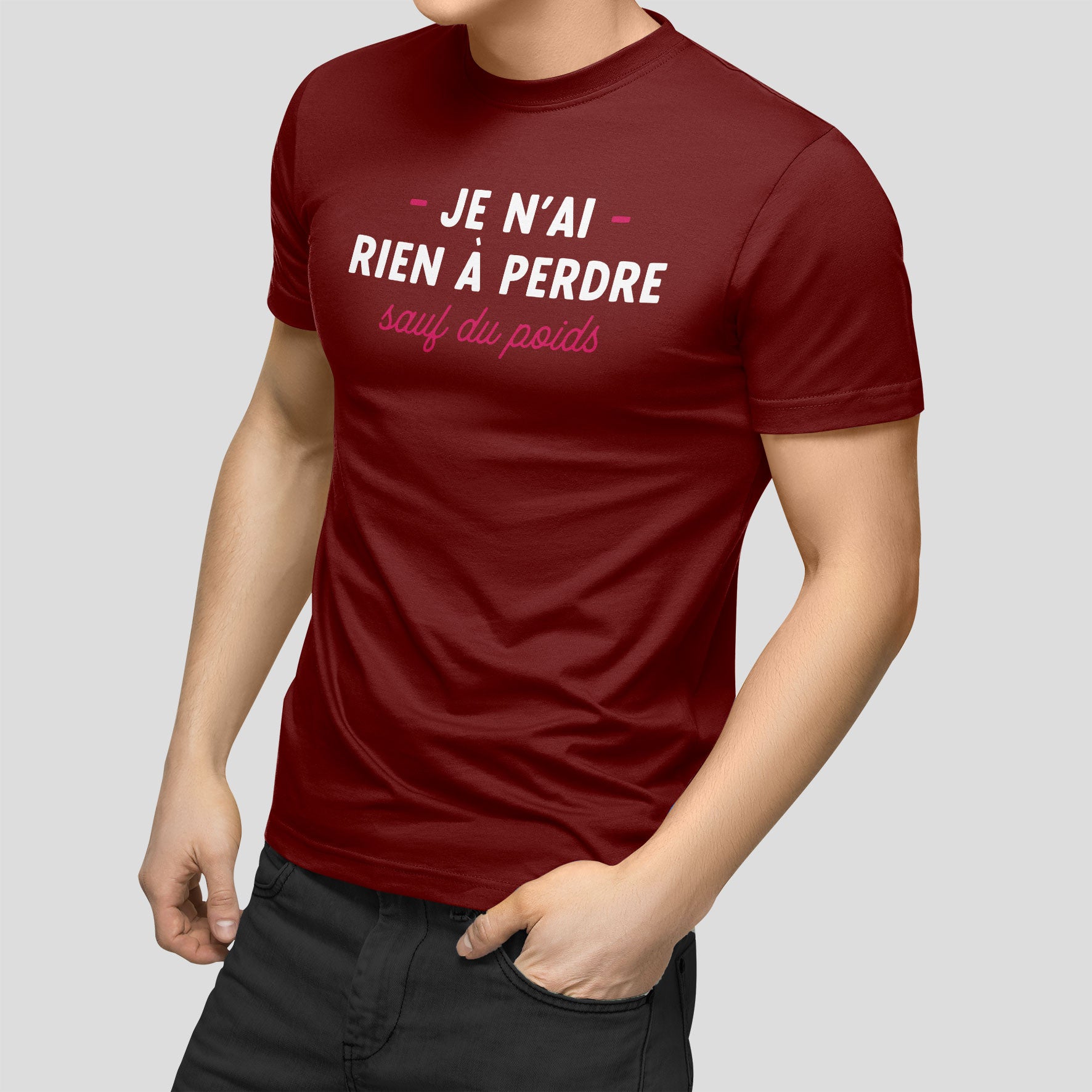Juste Un T-shirt T-shirts Imprimés J'ai rien à perdre t-shirt homme