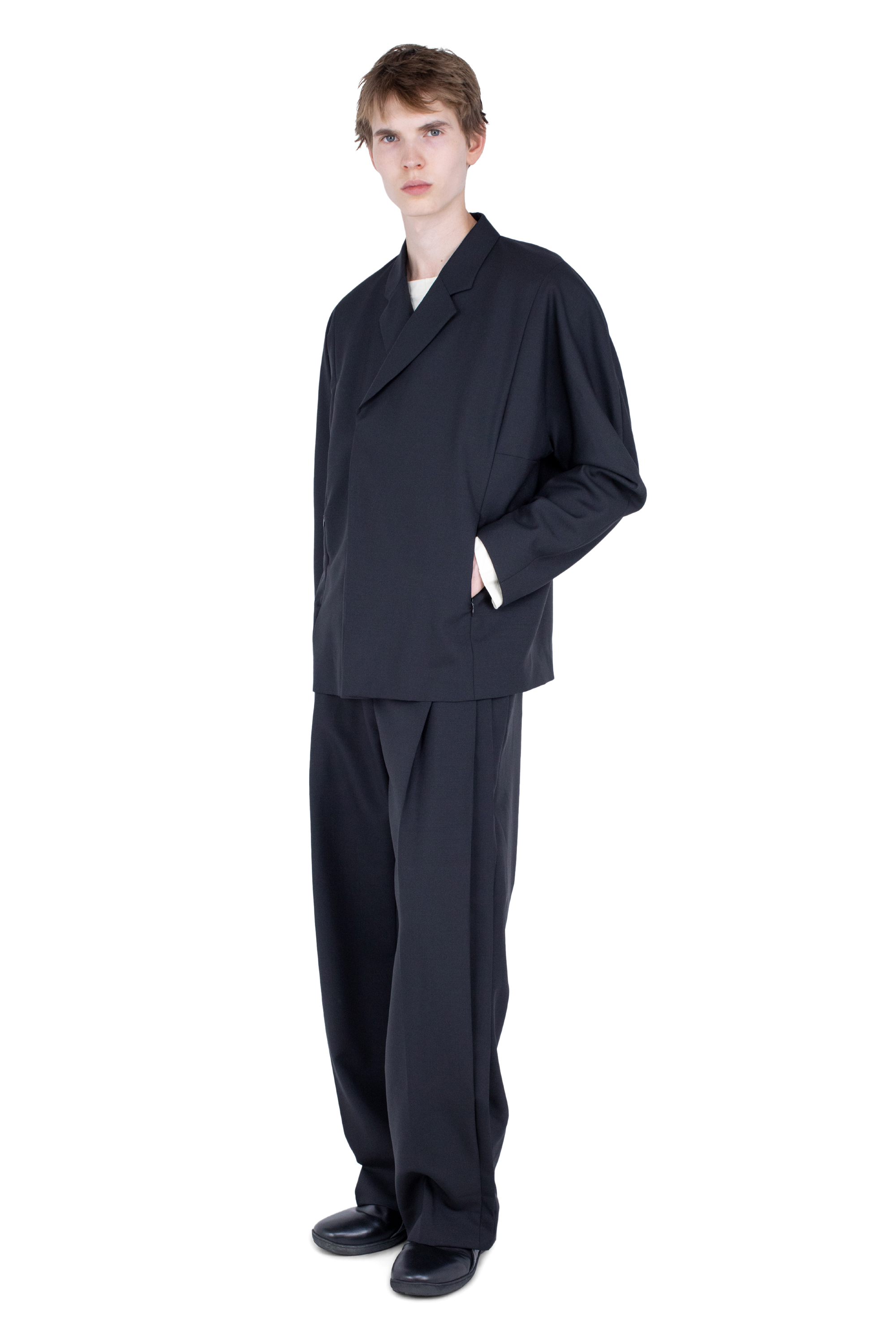 Kiko Kostadinov Outerwear VAALS Tailored Blazer Space Black 44 laine mohair