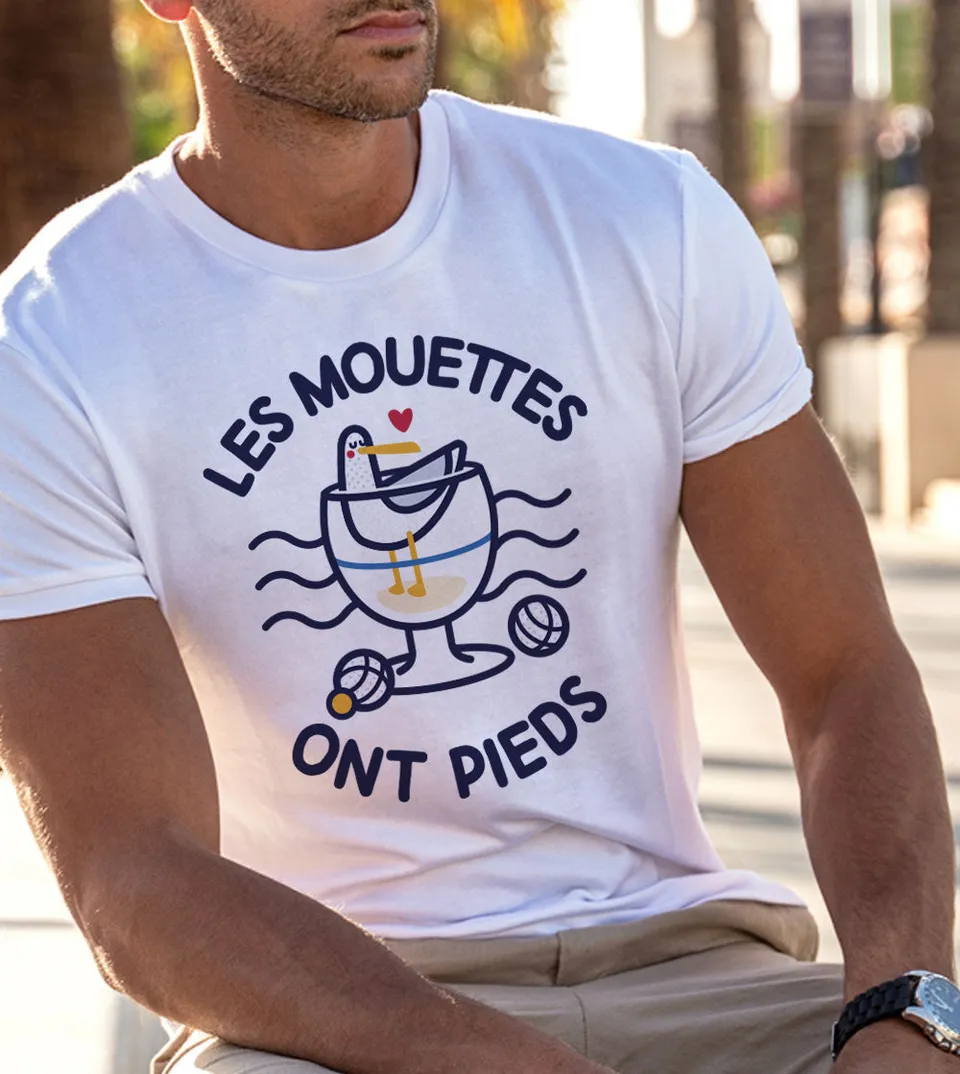 Juste Un T-shirt T-shirts Imprimés Les mouettes t-shirt homme