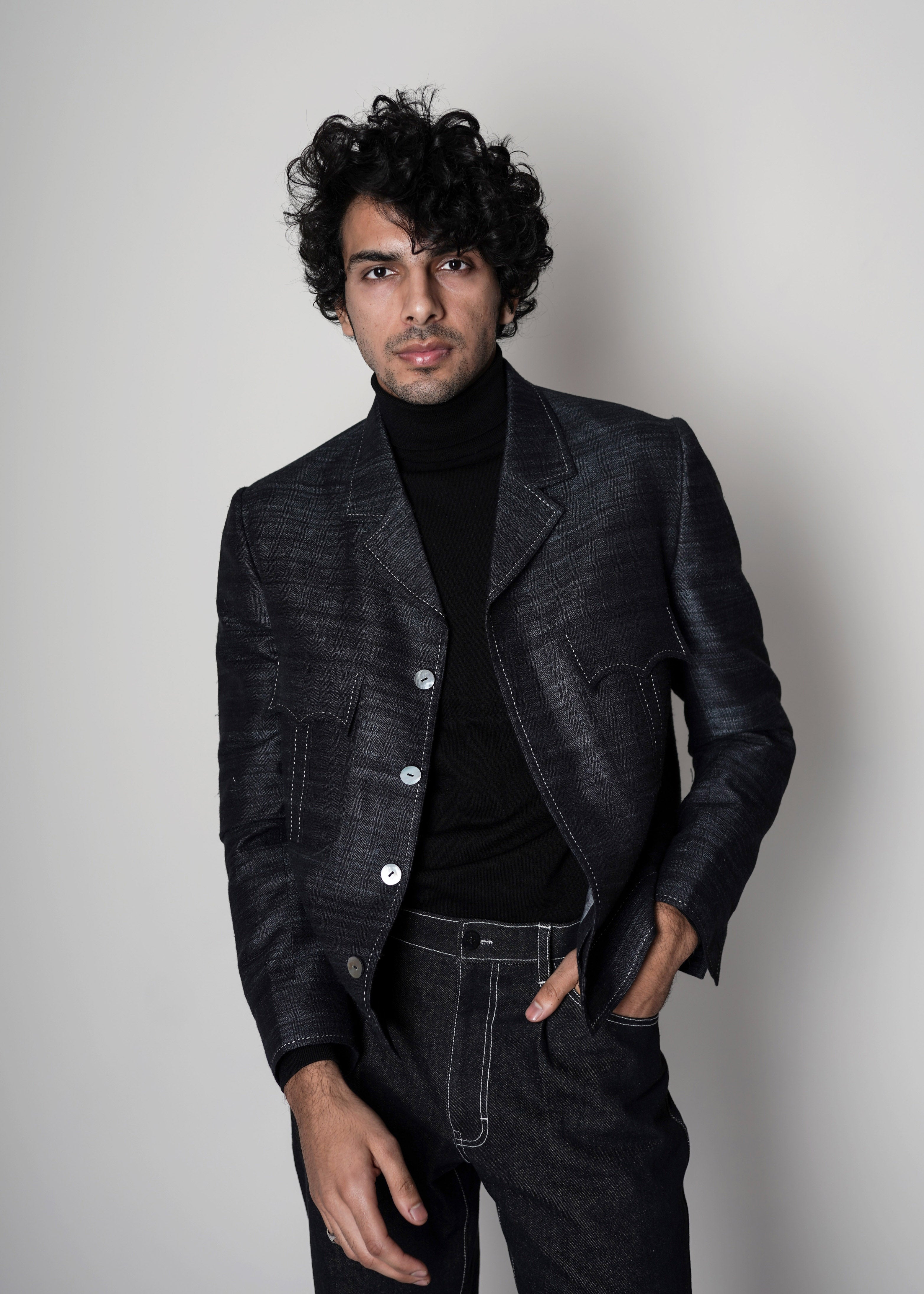 COUNTRYMADE Jackets Handloom Short Jacket veste courte coton-soie