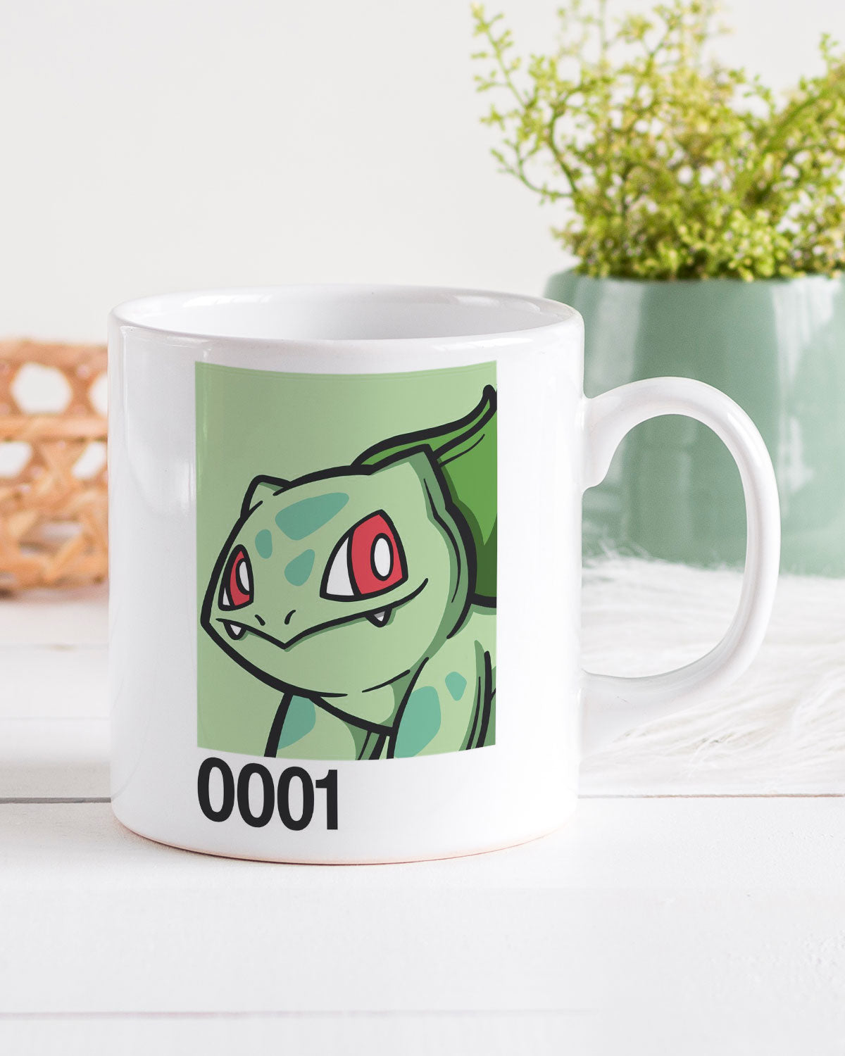Juste Un T-shirt Mugs Bulbizarre mug anse cœur ou classique