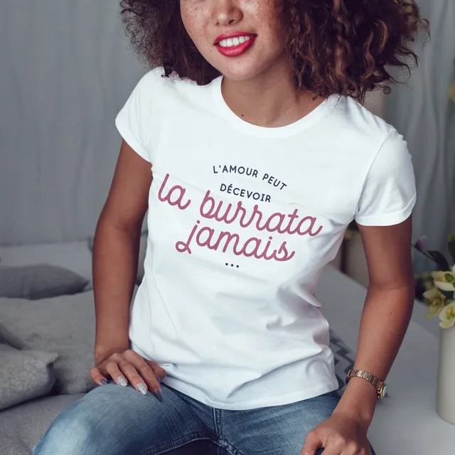Juste Un T-shirt T-shirts Imprimés La burrata t-shirt femme