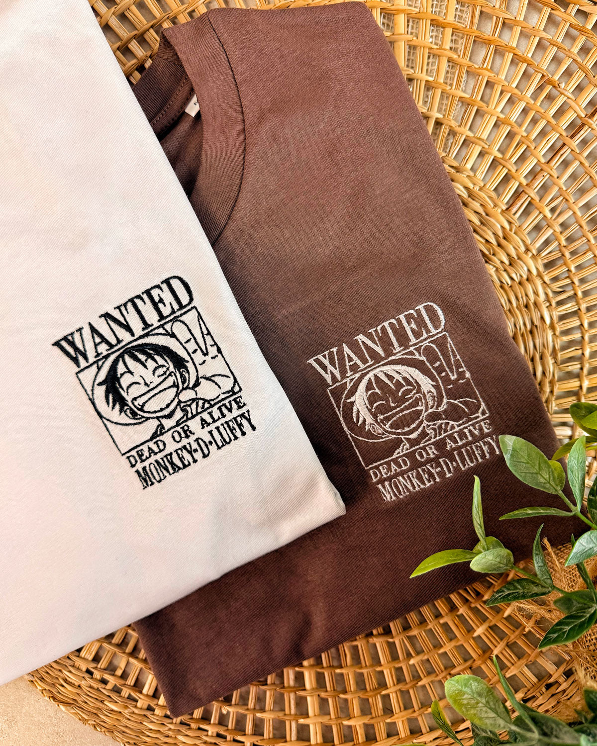 Juste Un T-shirt T-shirts Brodés Wanted t-shirt brodé coton bio