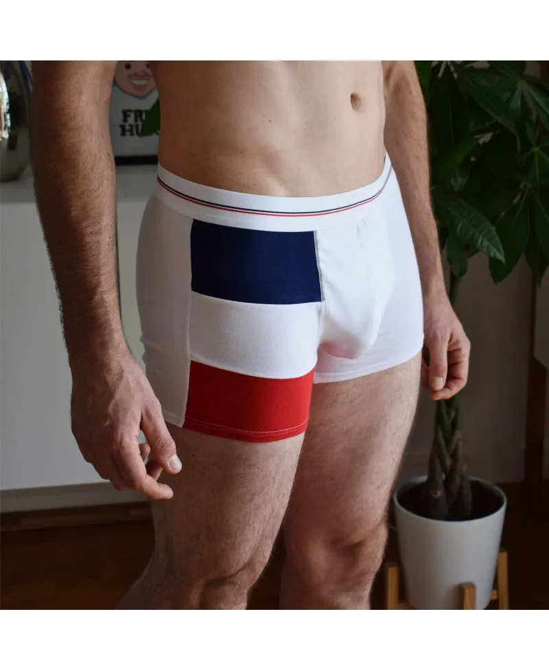 Juste Un T-shirt Boxers Le LaMotta boxer bleu marine cocarde