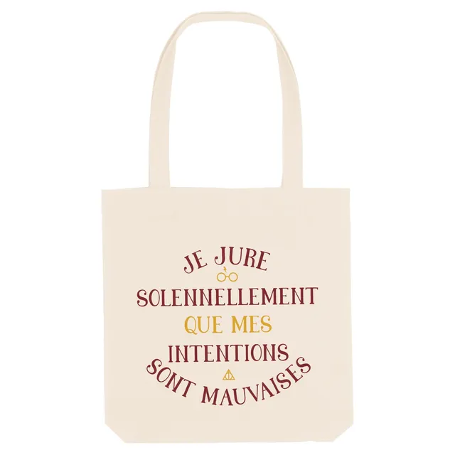 Juste Un T-shirt Tote Bags Je jure solennellement tote bag naturel