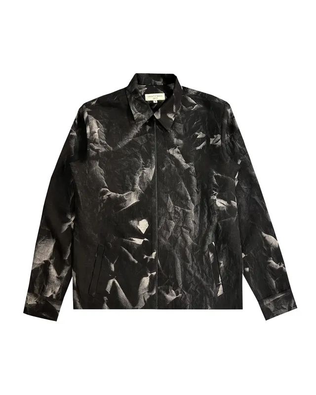 COUNTRYMADE Shirts Reflection Zipper Short Shirt chemise XS sur commande batik