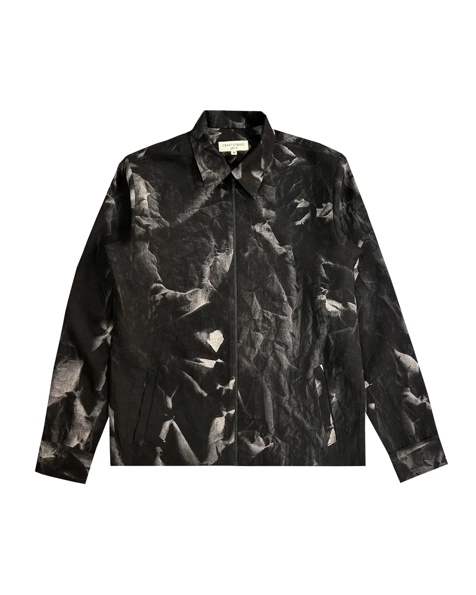 COUNTRYMADE Shirts Reflection Zipper Short Shirt chemise XS sur commande batik