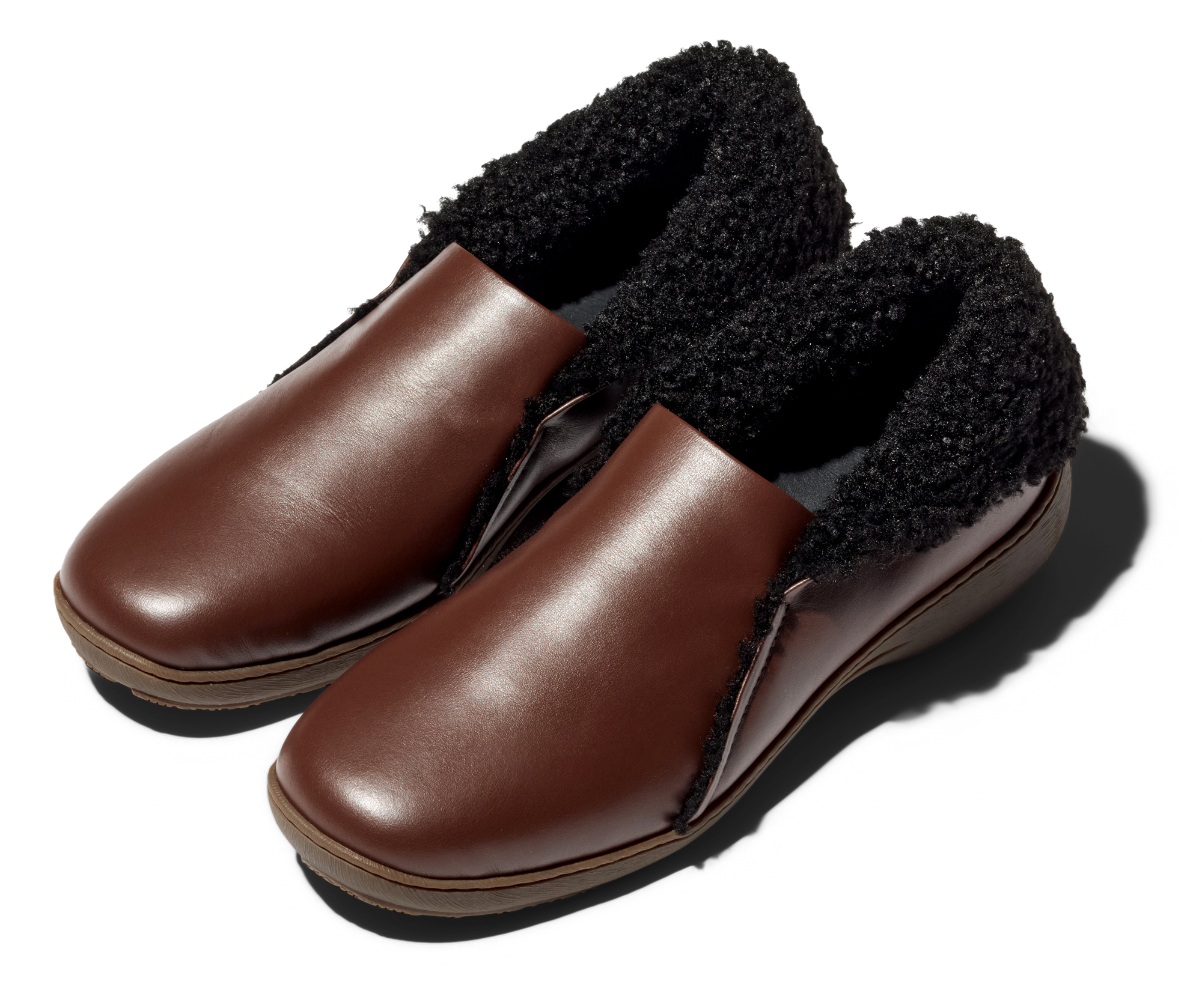 Kiko Kostadinov Shoes ISKAR Slip-on chaussures Terra cuir shearling