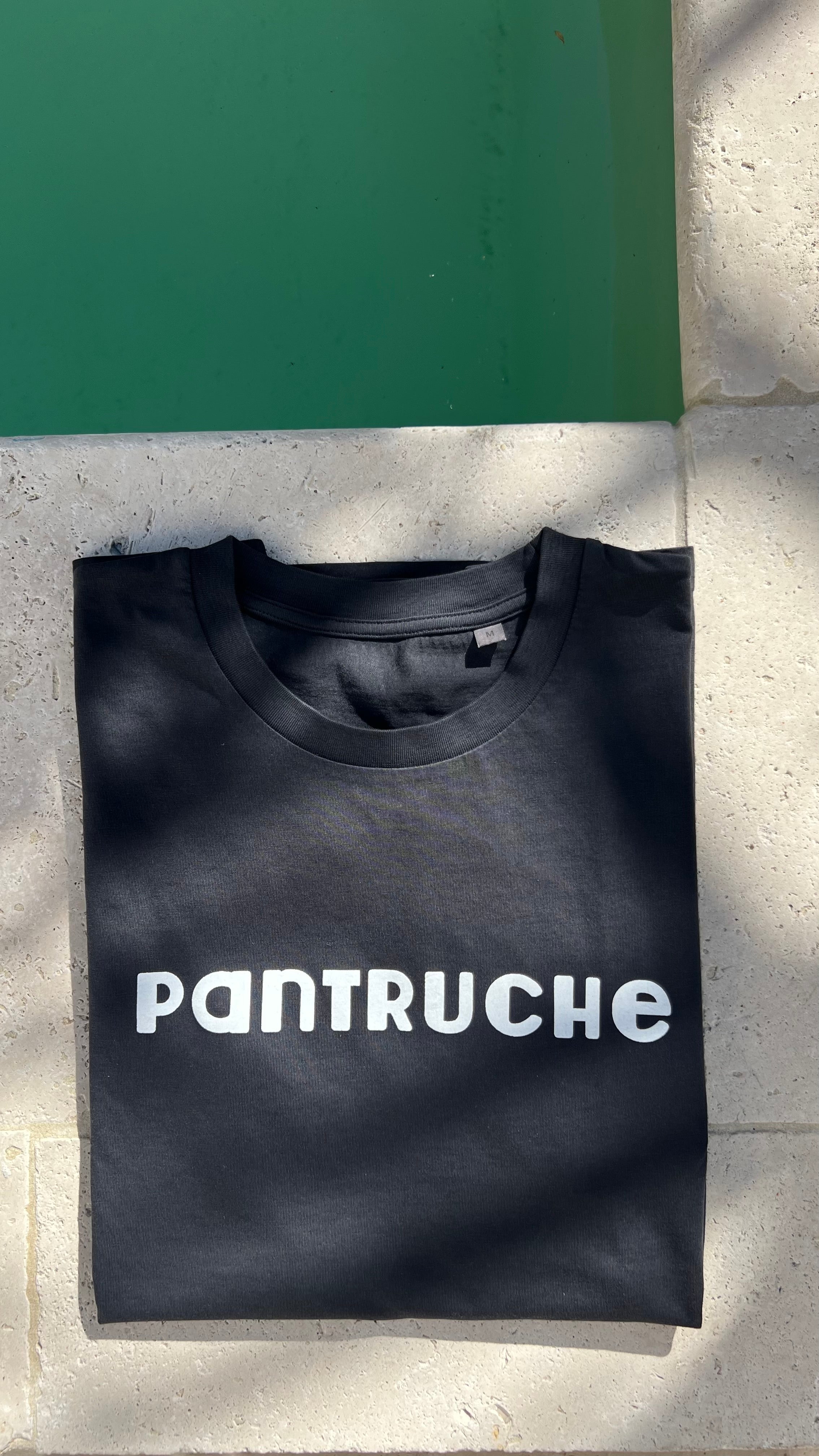 PANTRUCHE T-shirts Tshirt PANTRUCHE carbone noir en coton bio
