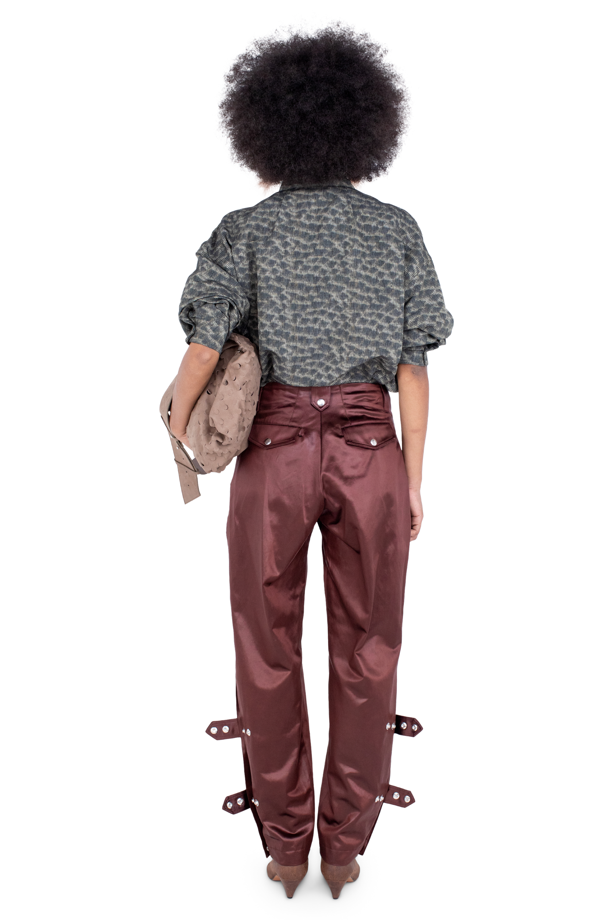 Kiko Kostadinov Bottoms PEREGRINE Trousers pantalon Burnt Umber enduit